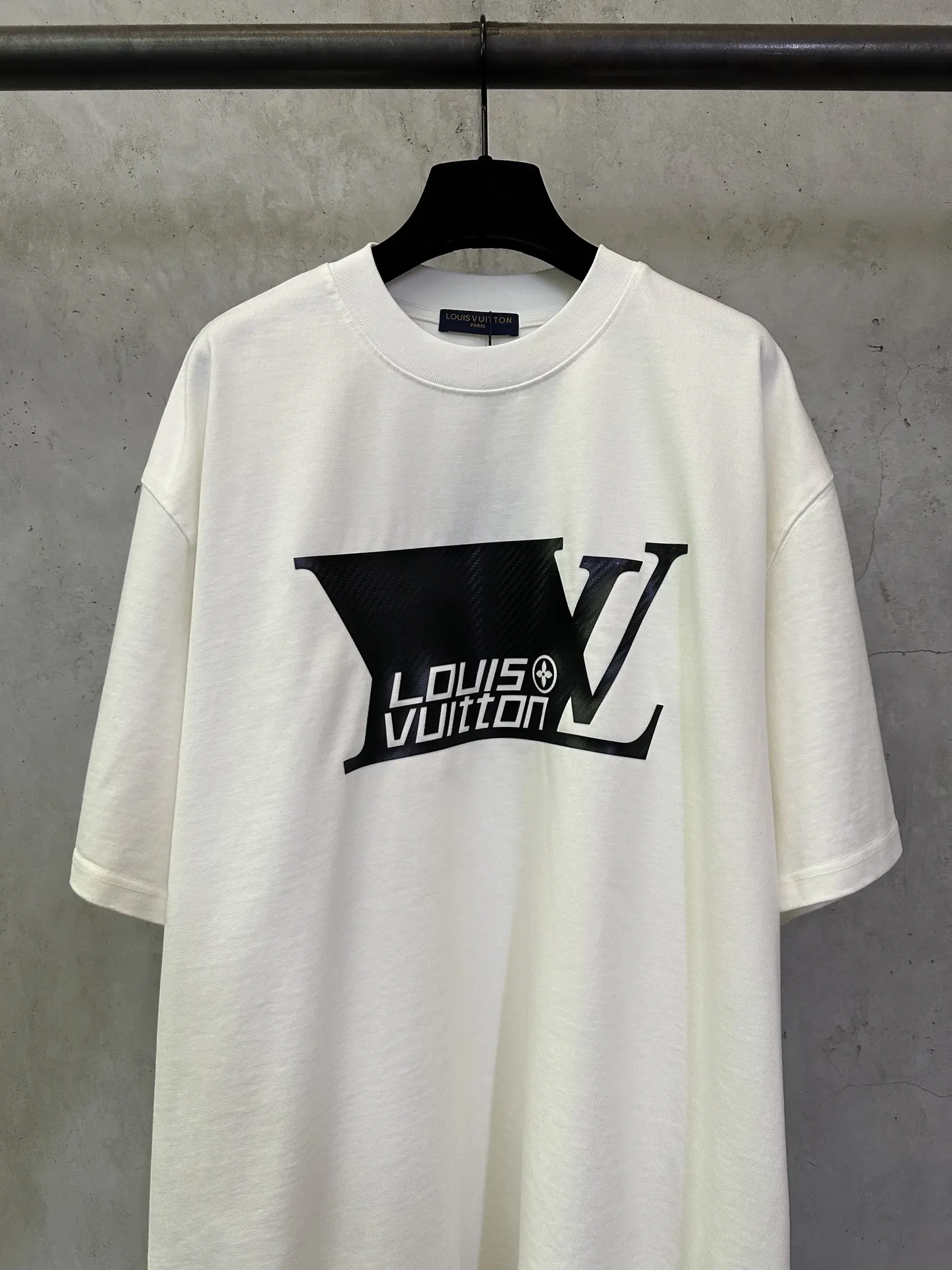 Logo Print Heavyweight Cotton T-Shirt D22012817 — view 3