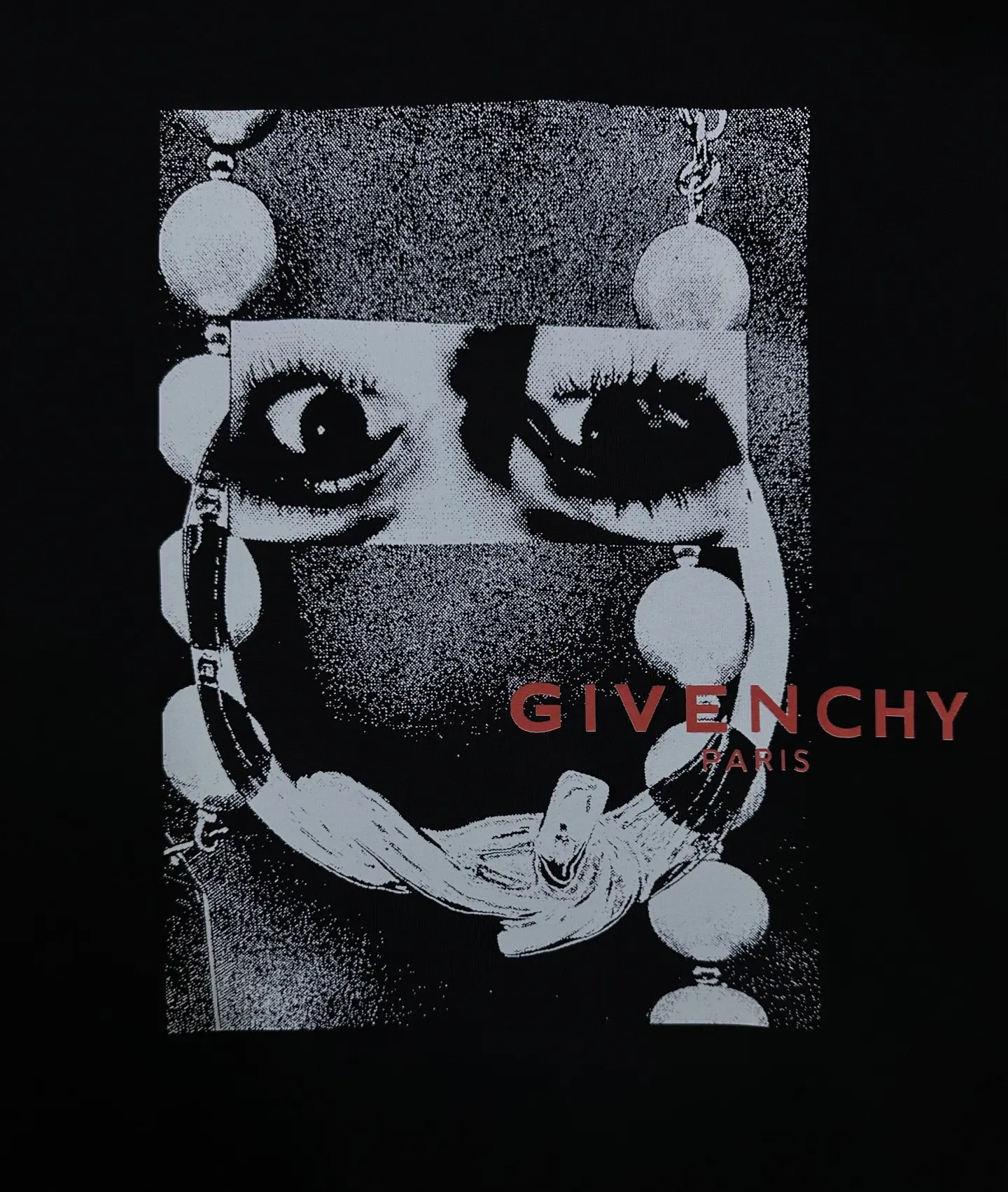 Givenchy Eyes Graphic Print Heavyweight T-Shirt D22012846 — view 8