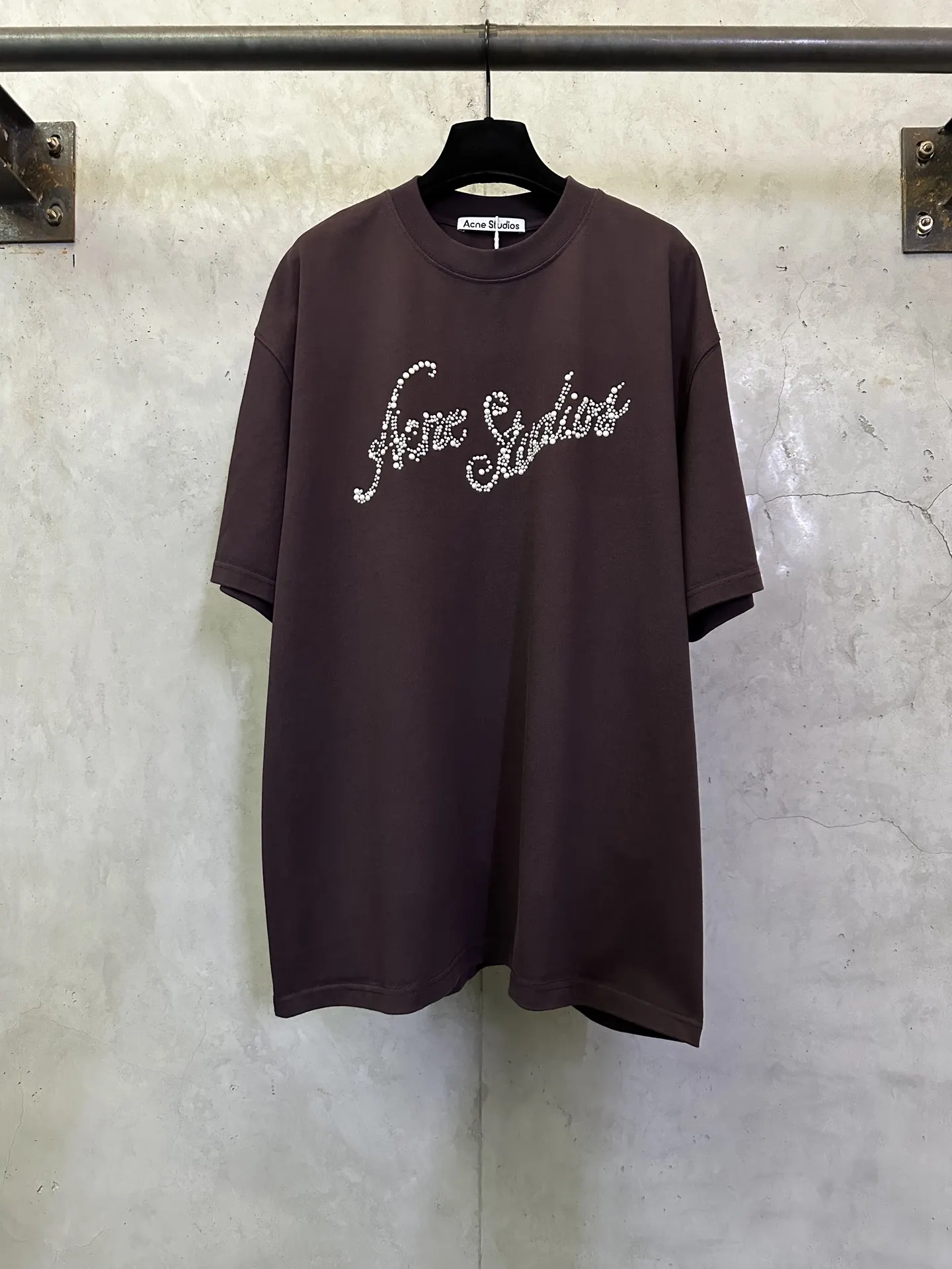 Embellished Logo Heavyweight Cotton T-Shirt D22512781