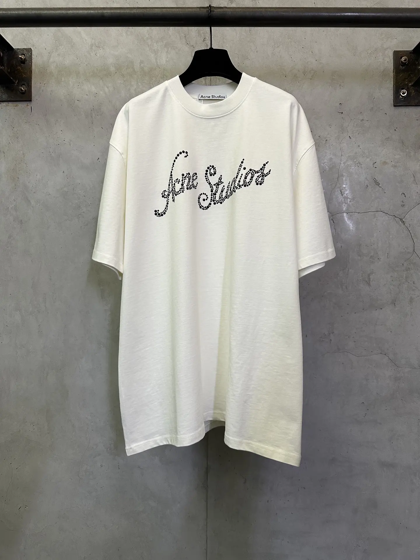 Embellished Logo Heavyweight Cotton T-Shirt D22512780