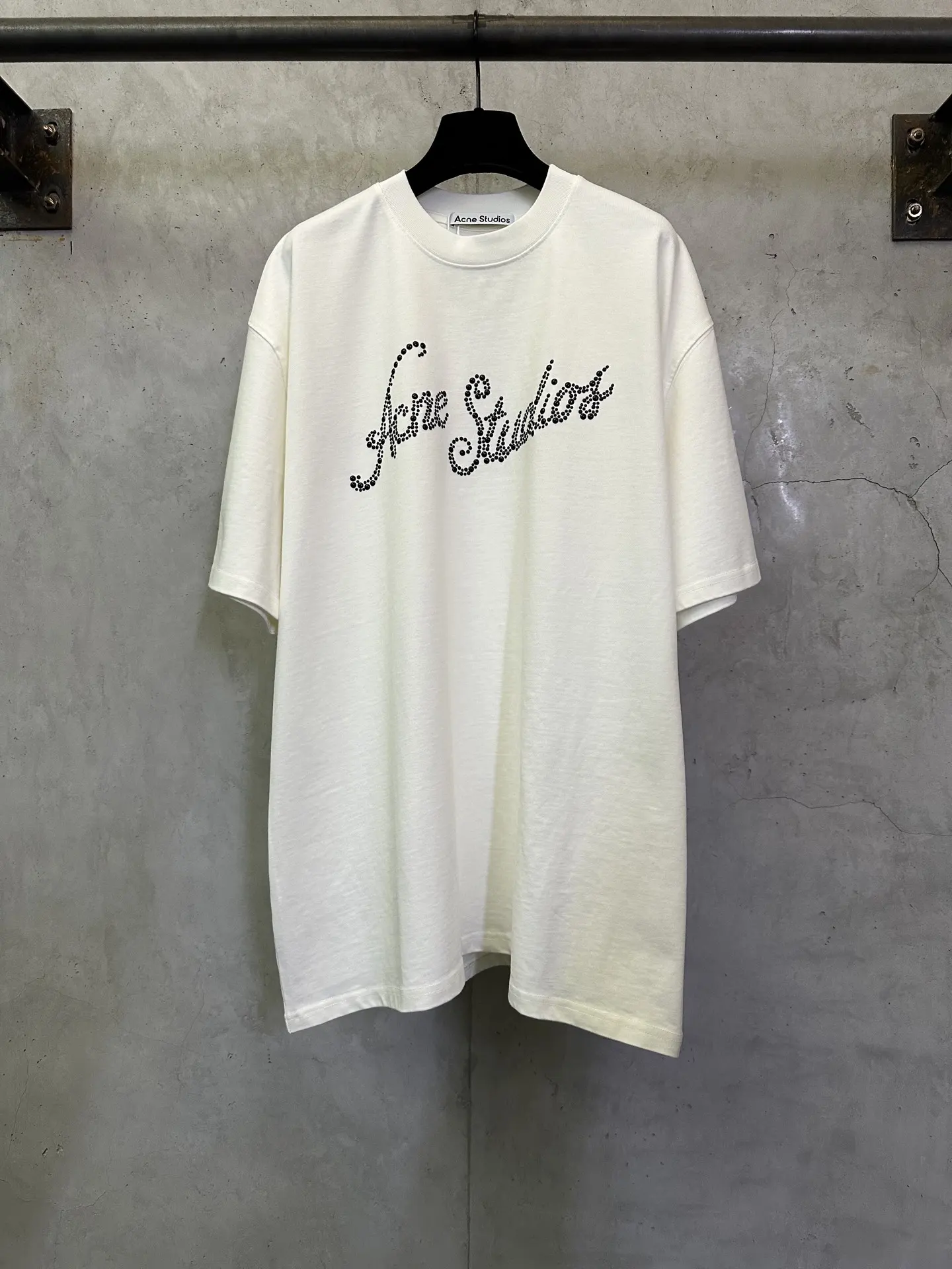 Embellished Logo Heavyweight Cotton T-Shirt D22512780