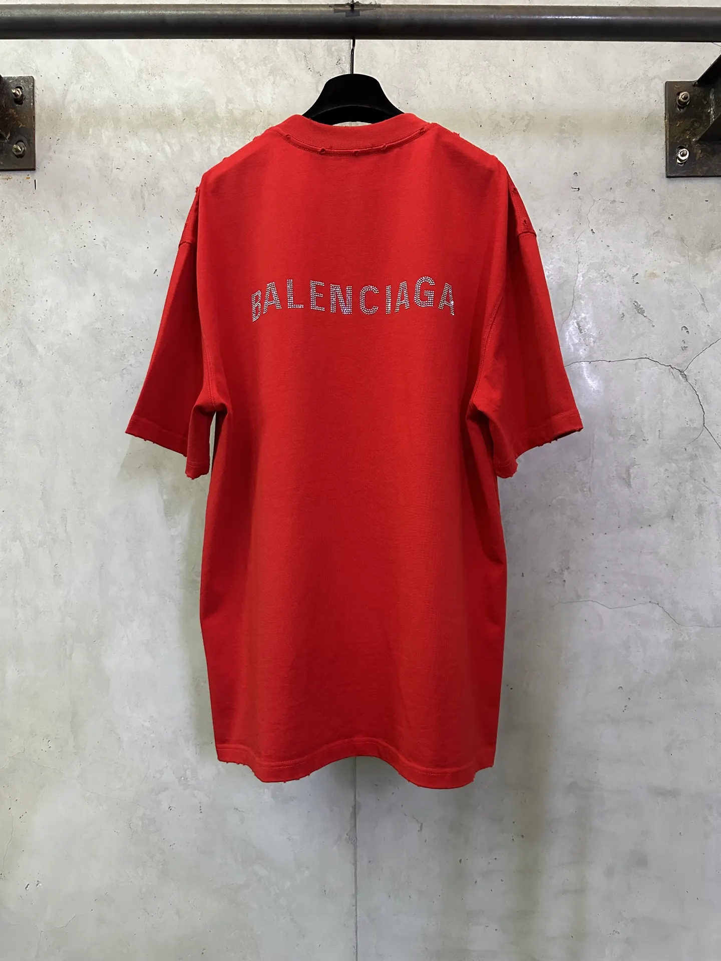 Rhinestone Logo Heavyweight Cotton T-Shirt D22515710 — view 2