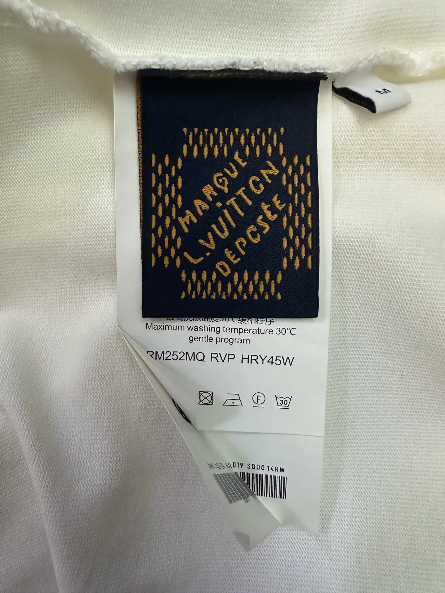 Logo Flocked Heavyweight Cotton T-Shirt D22512906 — view 9