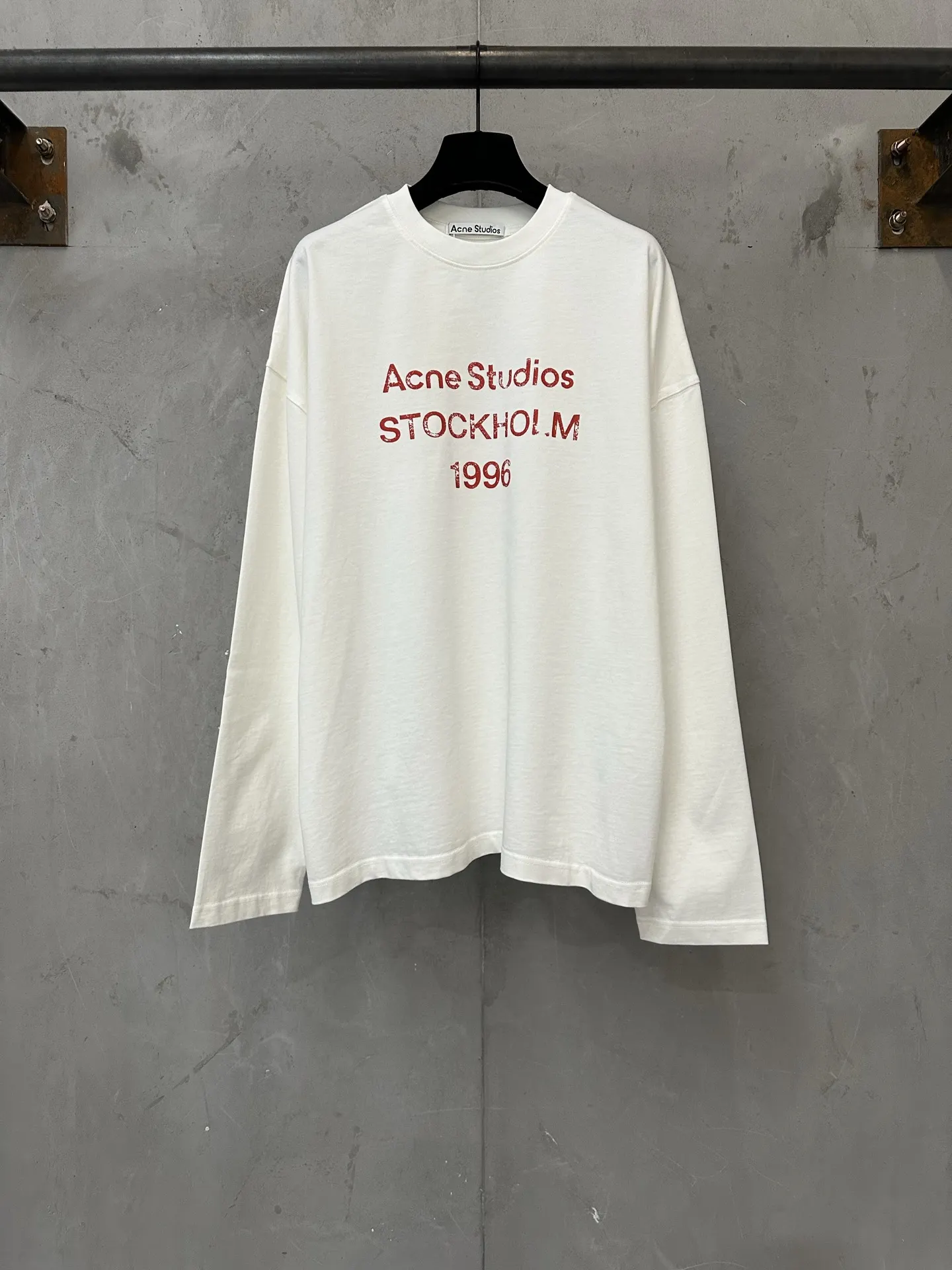 Logo Print Long-Sleeve Cotton T-Shirt D23024432