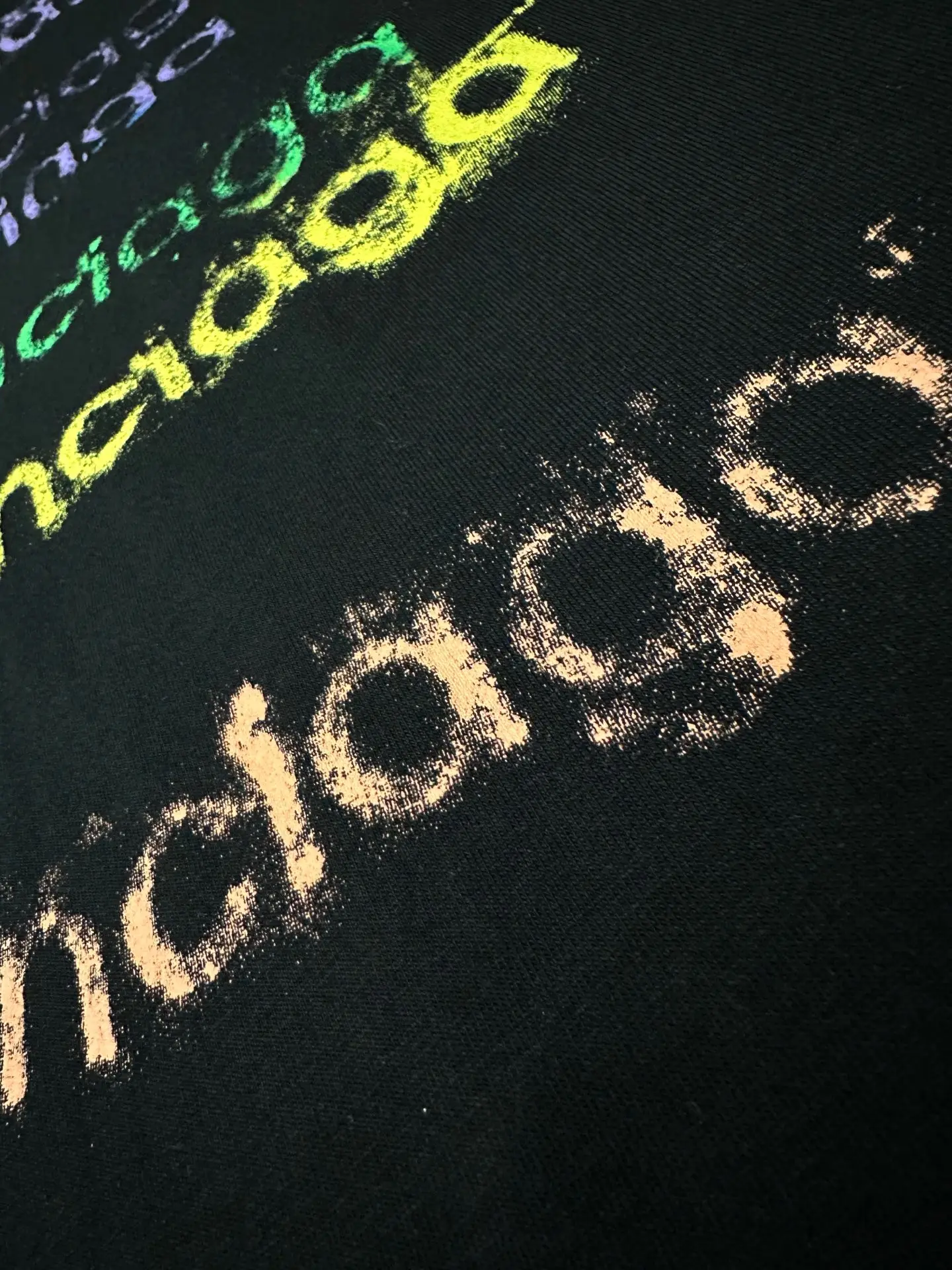 Rainbow Gradient Logo Long-Sleeve T-Shirt D23023501 — view 9
