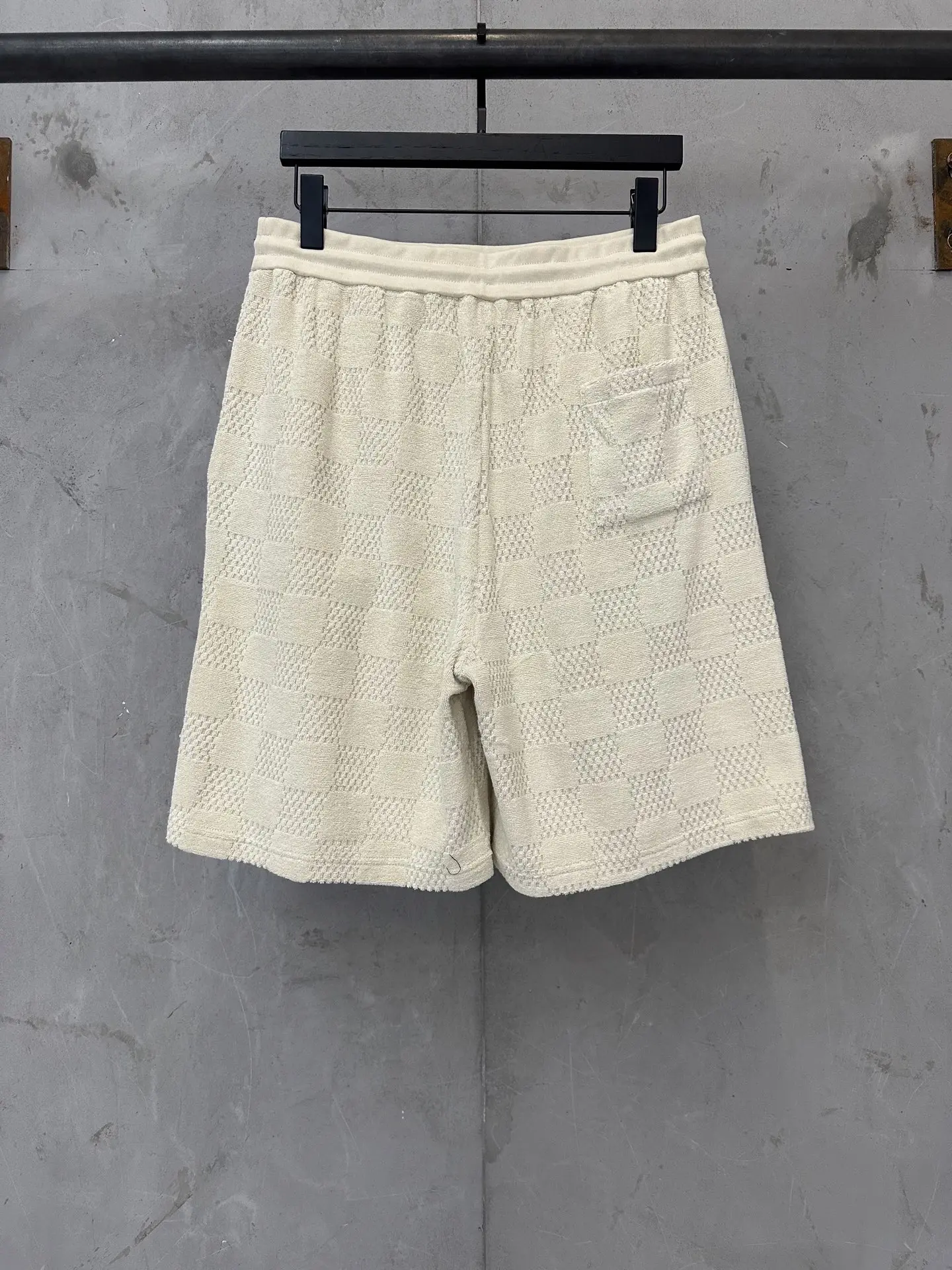 Damier Cotton-Jacquard Terry Shorts D23011752 — view 2