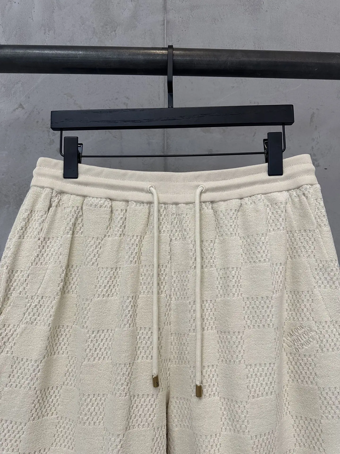 Damier Cotton-Jacquard Terry Shorts D23011752 — view 3