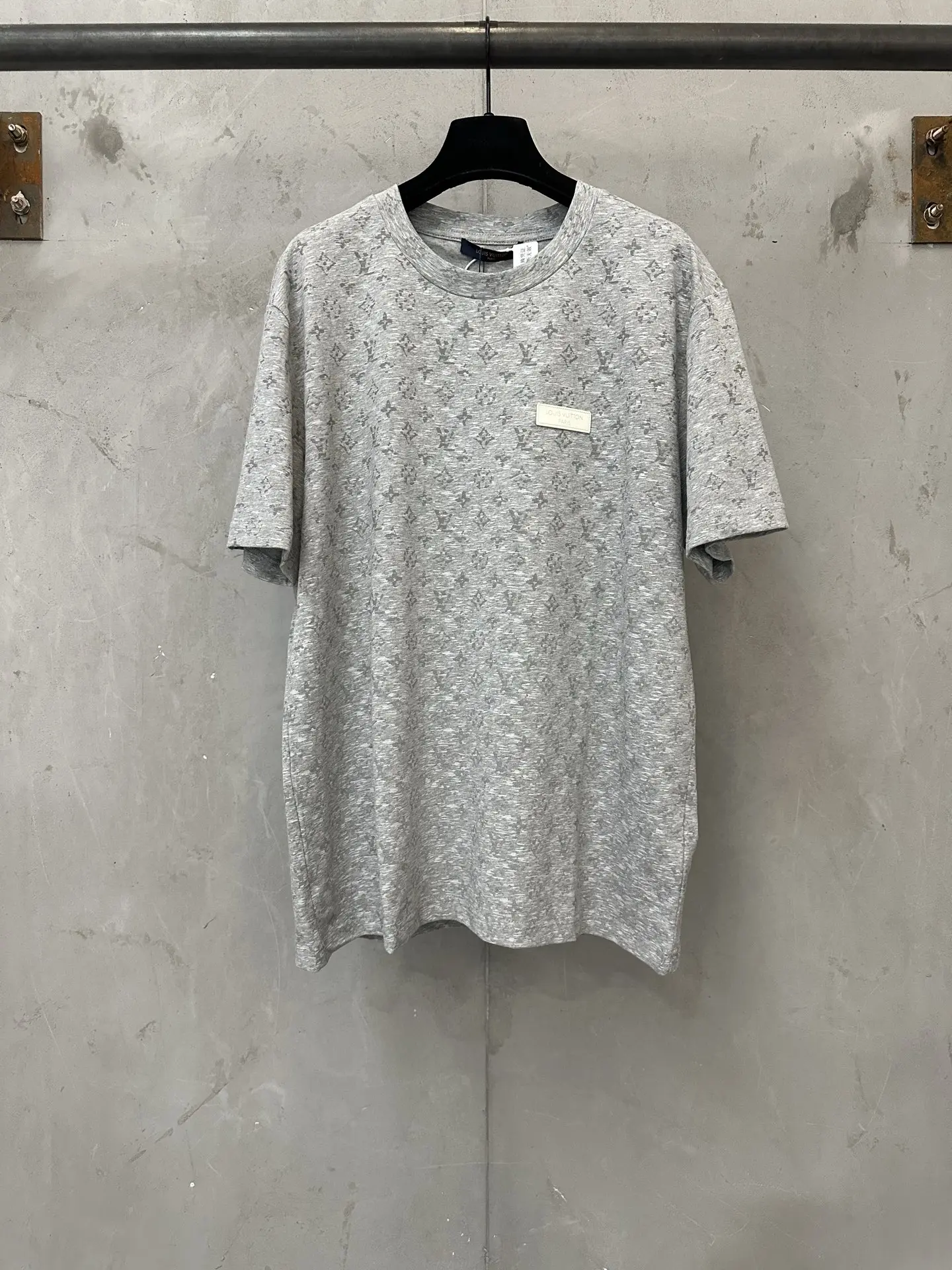 Monogram Reflective Print Cotton T-Shirt D23020140