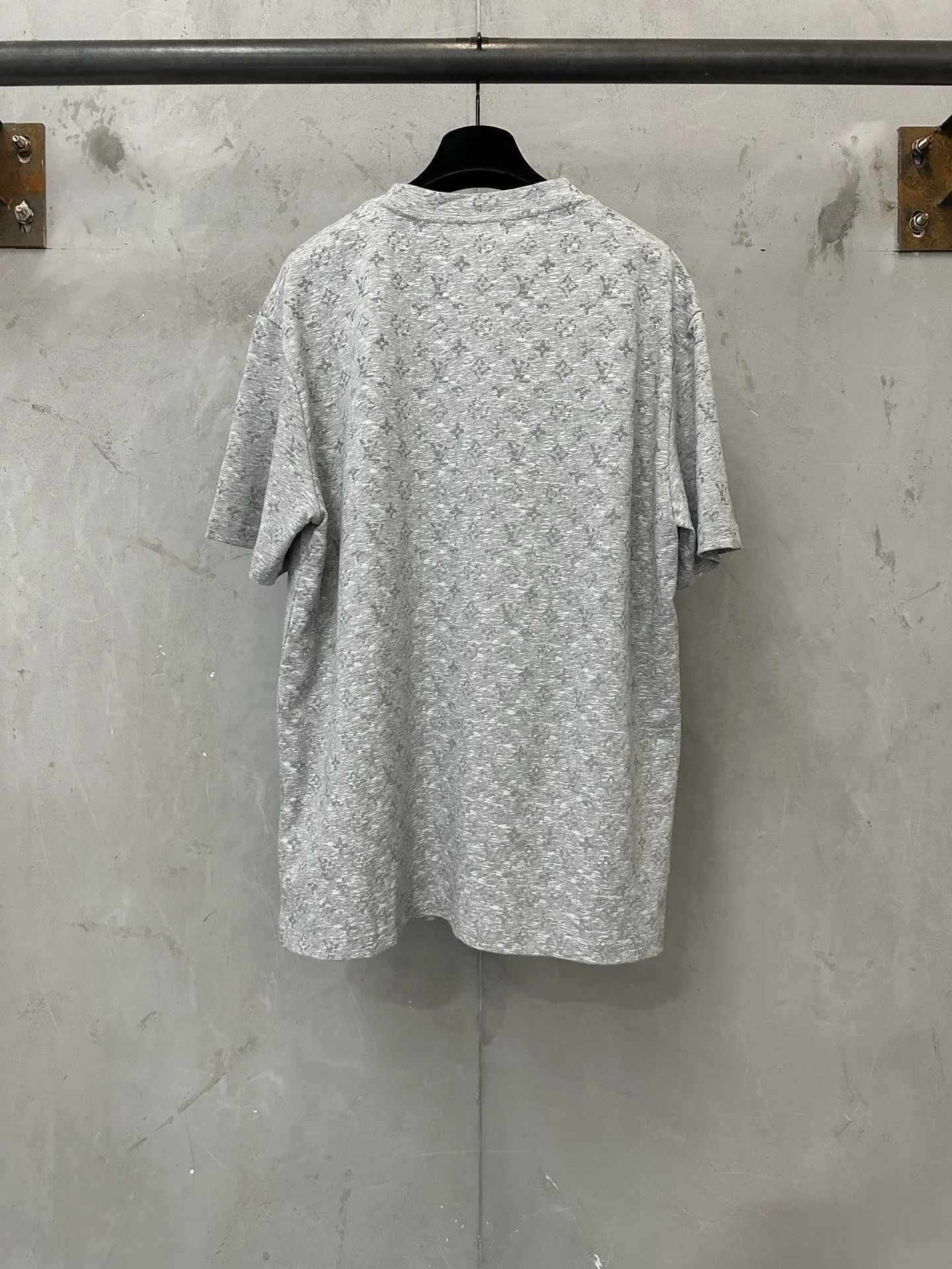 Monogram Reflective Print Cotton T-Shirt D23020140 — view 2