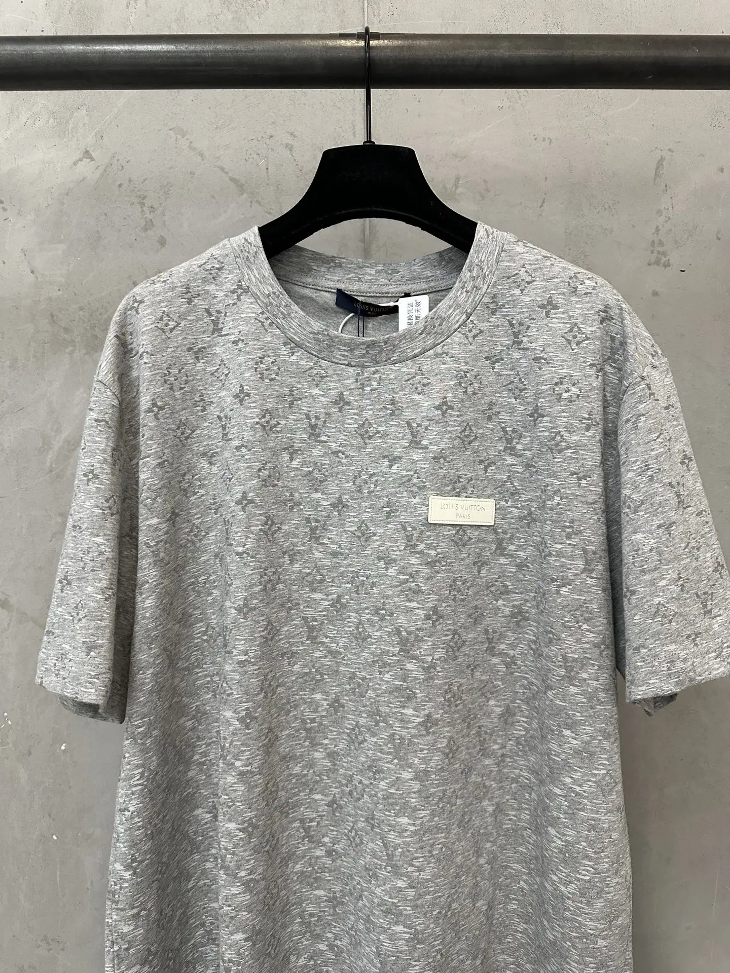 Monogram Reflective Print Cotton T-Shirt D23020140 — view 3