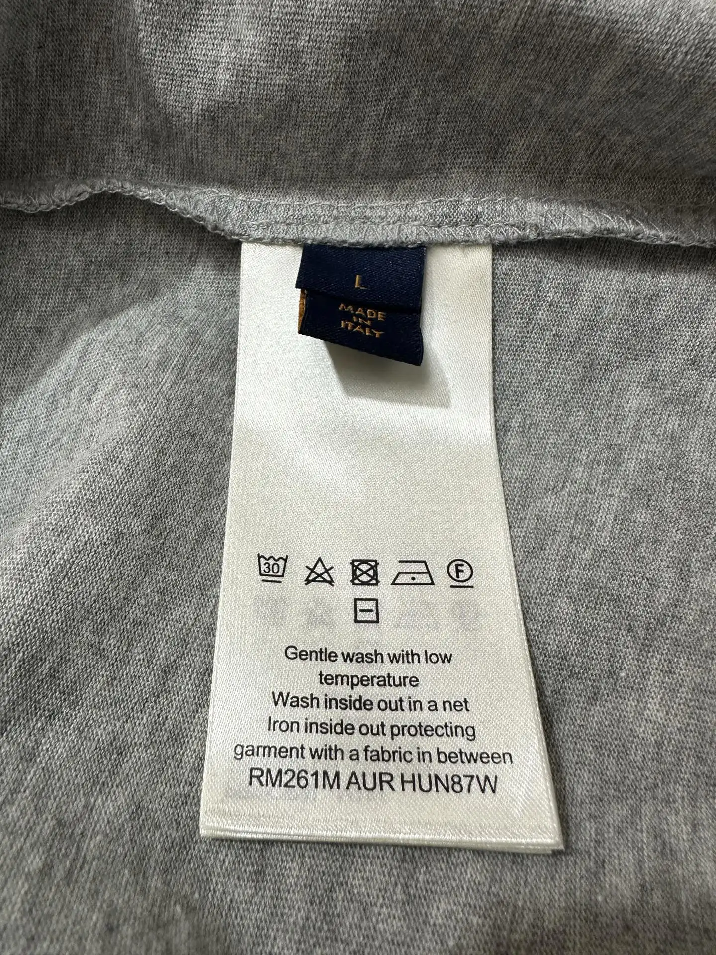 Monogram Reflective Print Cotton T-Shirt D23020140 — view 10