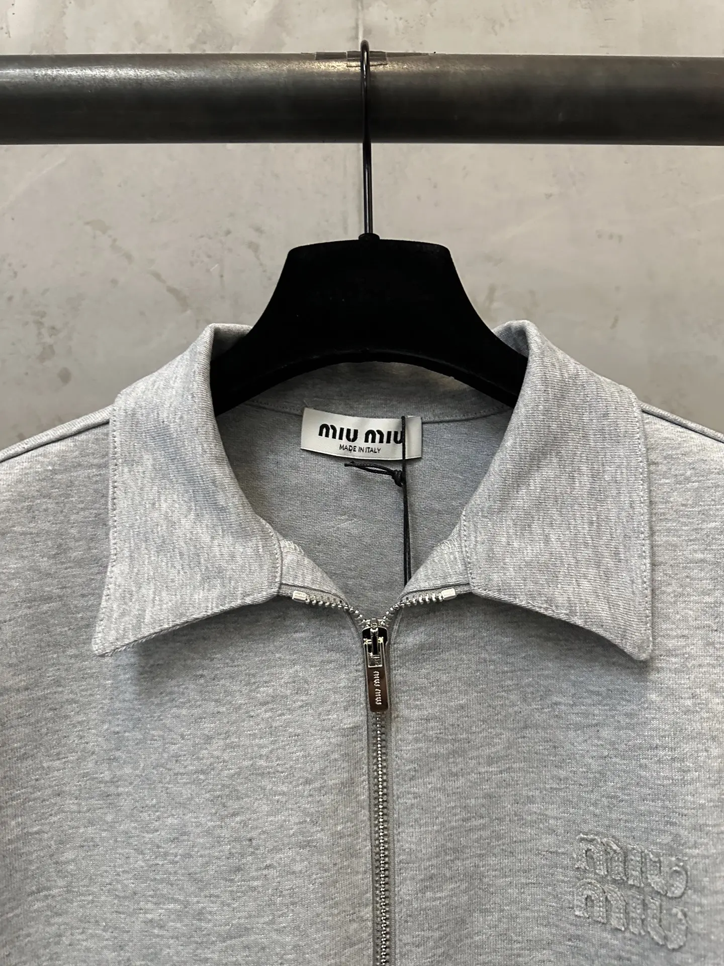 Logo-Embroidered Quarter-Zip Polo Shirt D23011589 — view 5