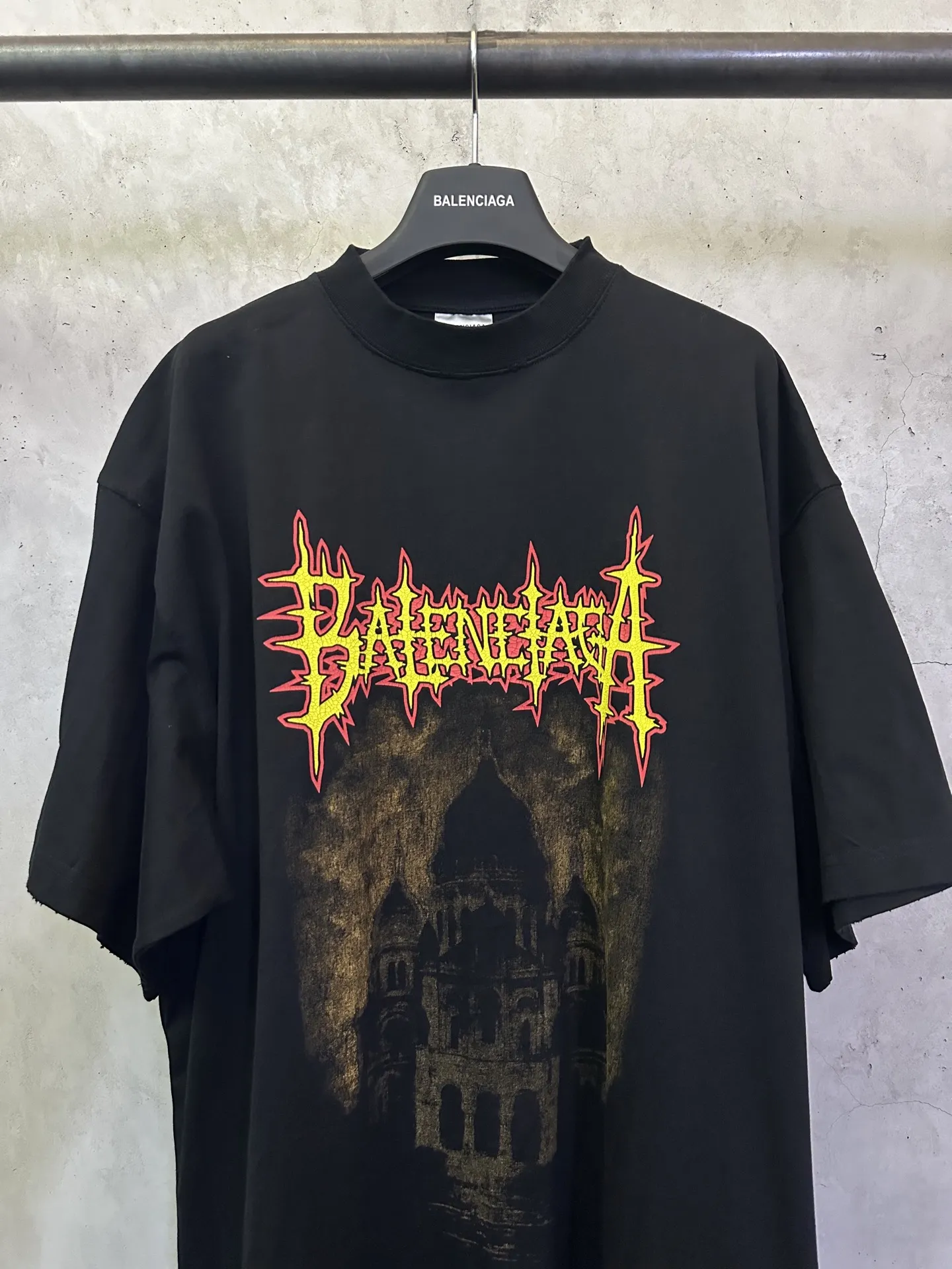 Notre-Dame Graphic Print Oversized T-Shirt D23512771 — view 3
