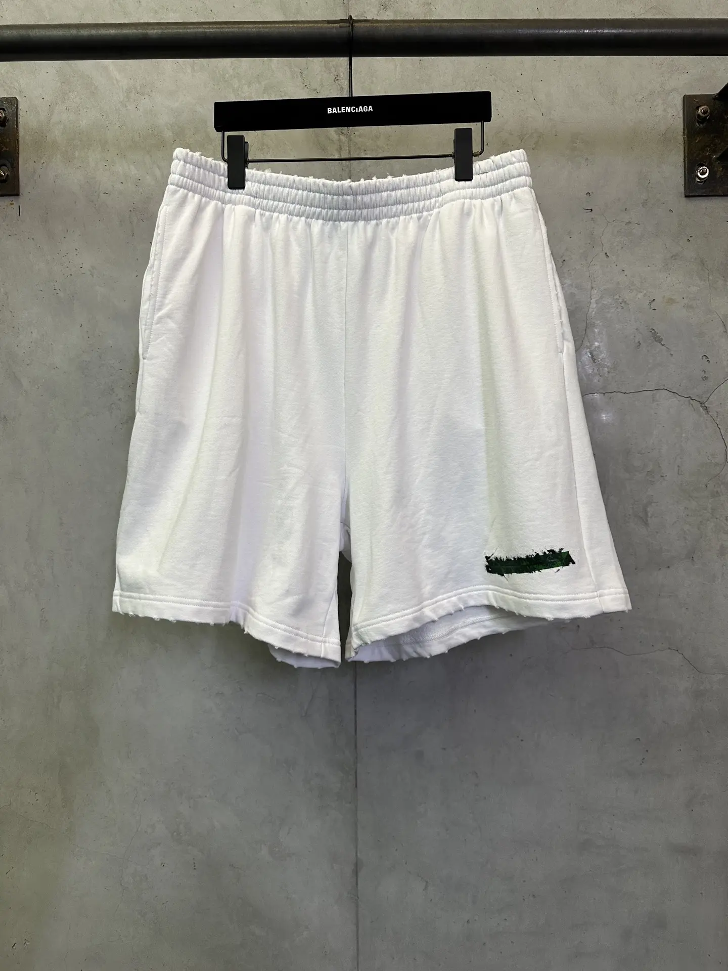 Gaffer Tape Logo Cotton Jersey Shorts D23512740