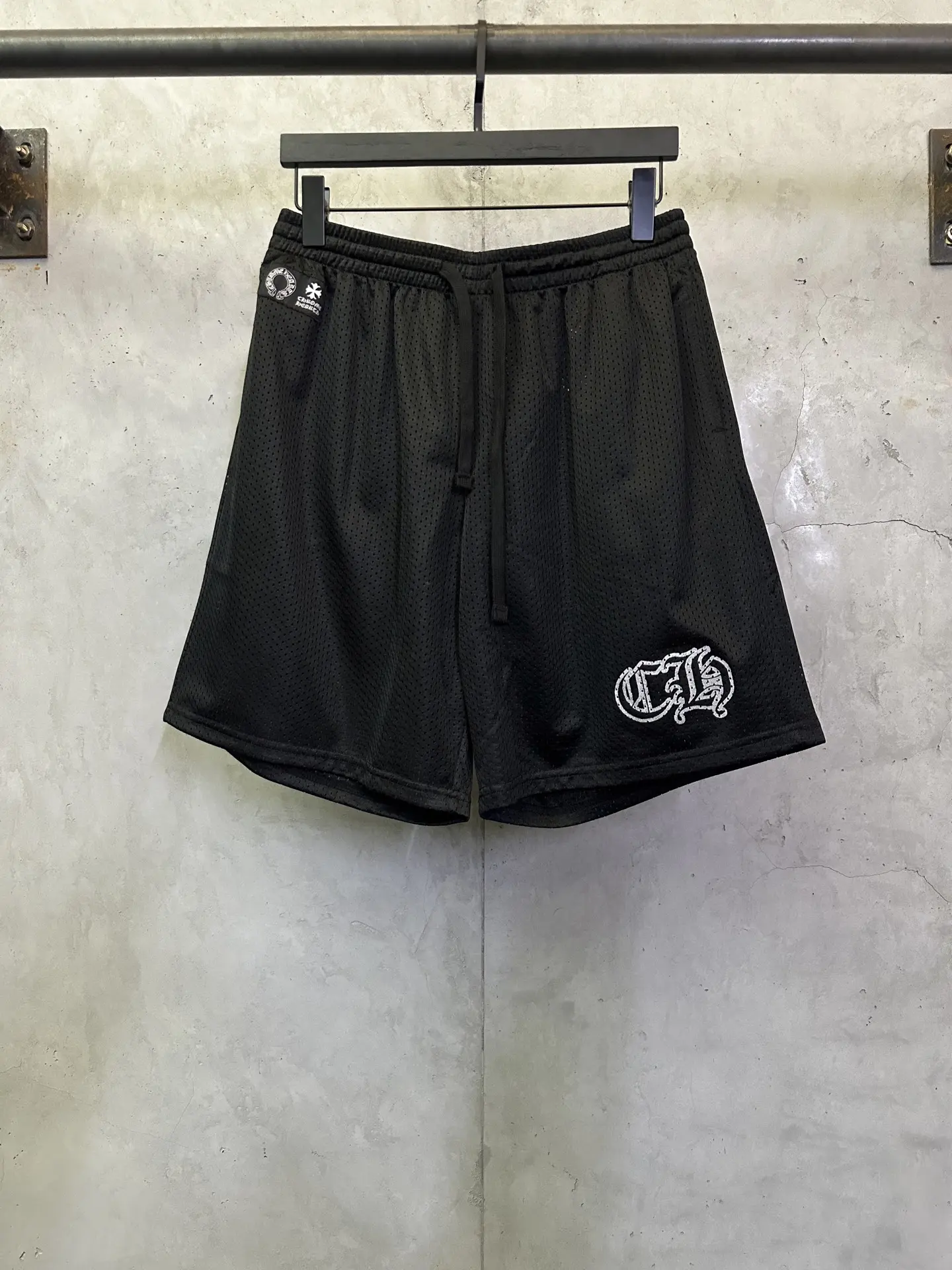 Logo-Print Mesh Jersey Shorts D24012796