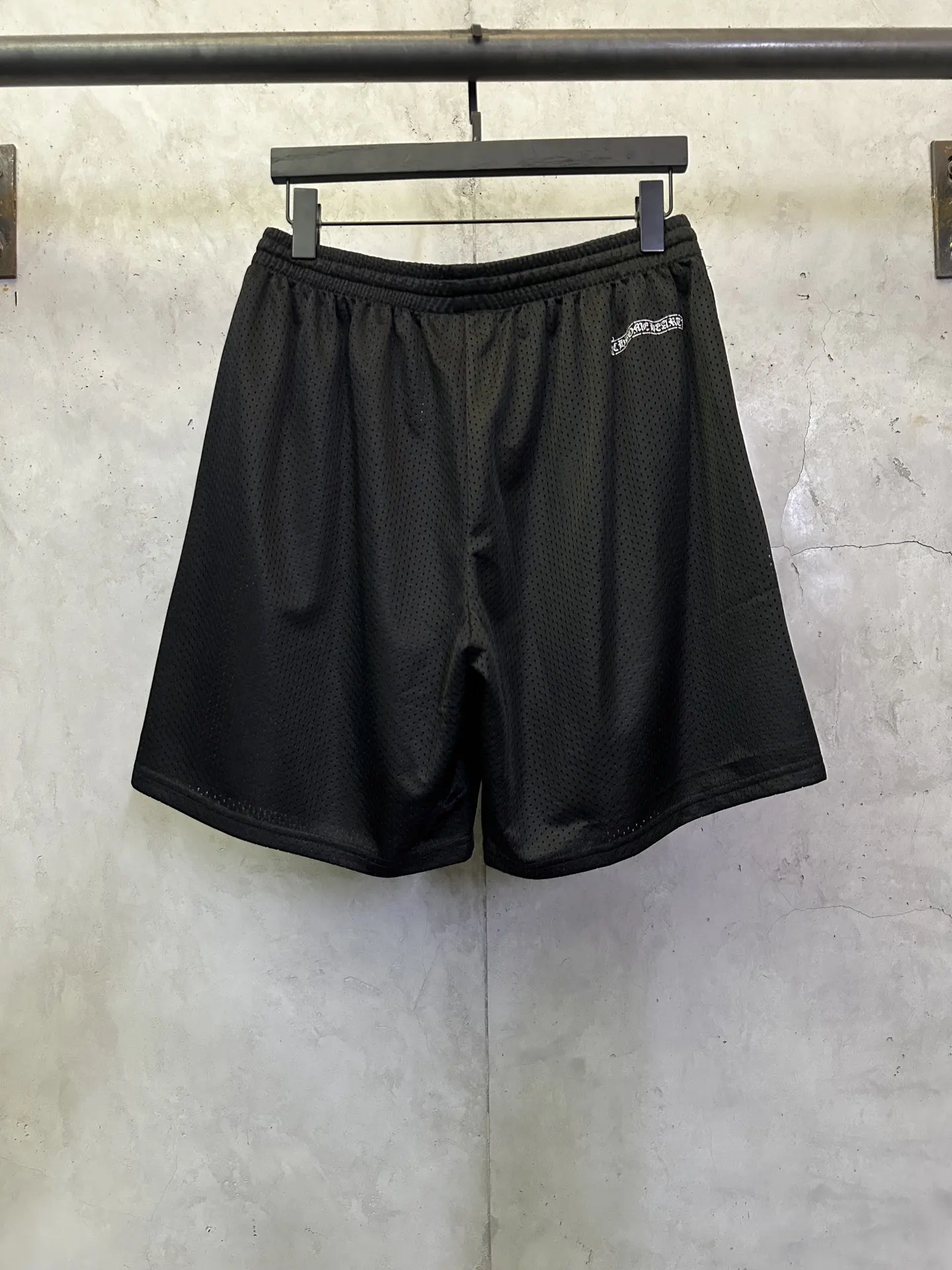 Logo-Print Mesh Jersey Shorts D24012796 — view 2