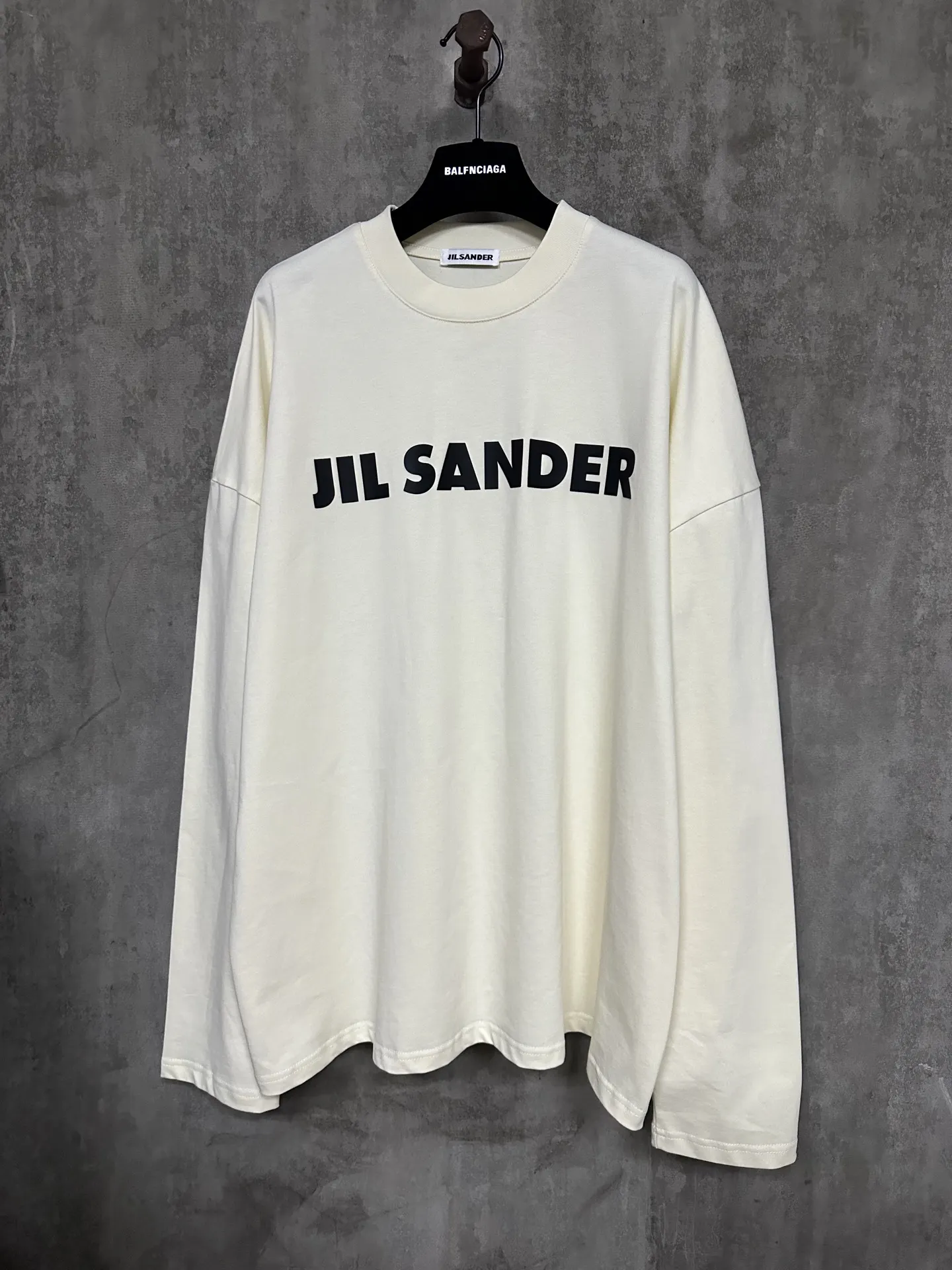 Logo-Print Heavyweight Cotton Long-Sleeve T-Shirt D24015730