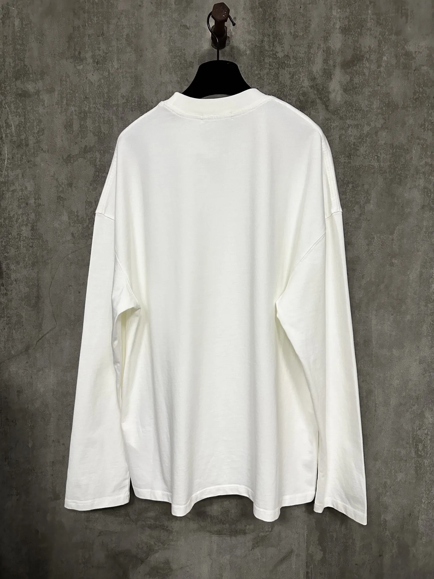 Logo Print Long-Sleeved Cotton T-Shirt D24015728 — view 2