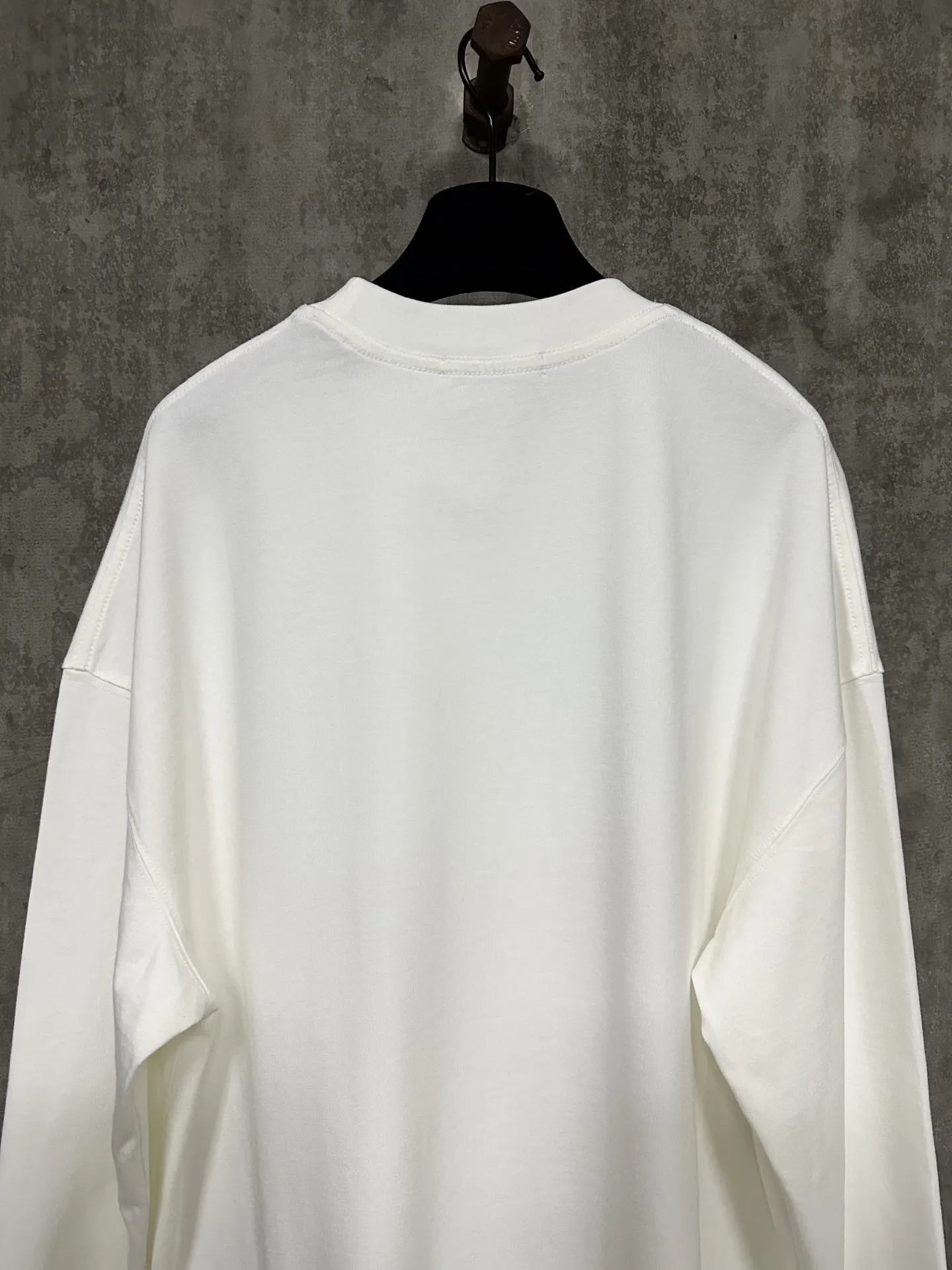 Logo Print Long-Sleeved Cotton T-Shirt D24015728 — view 5