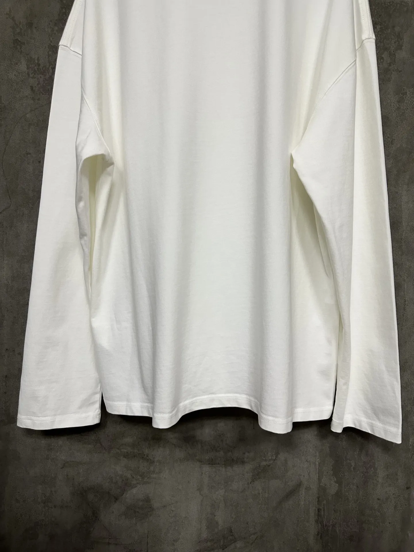 Logo Print Long-Sleeved Cotton T-Shirt D24015728 — view 6
