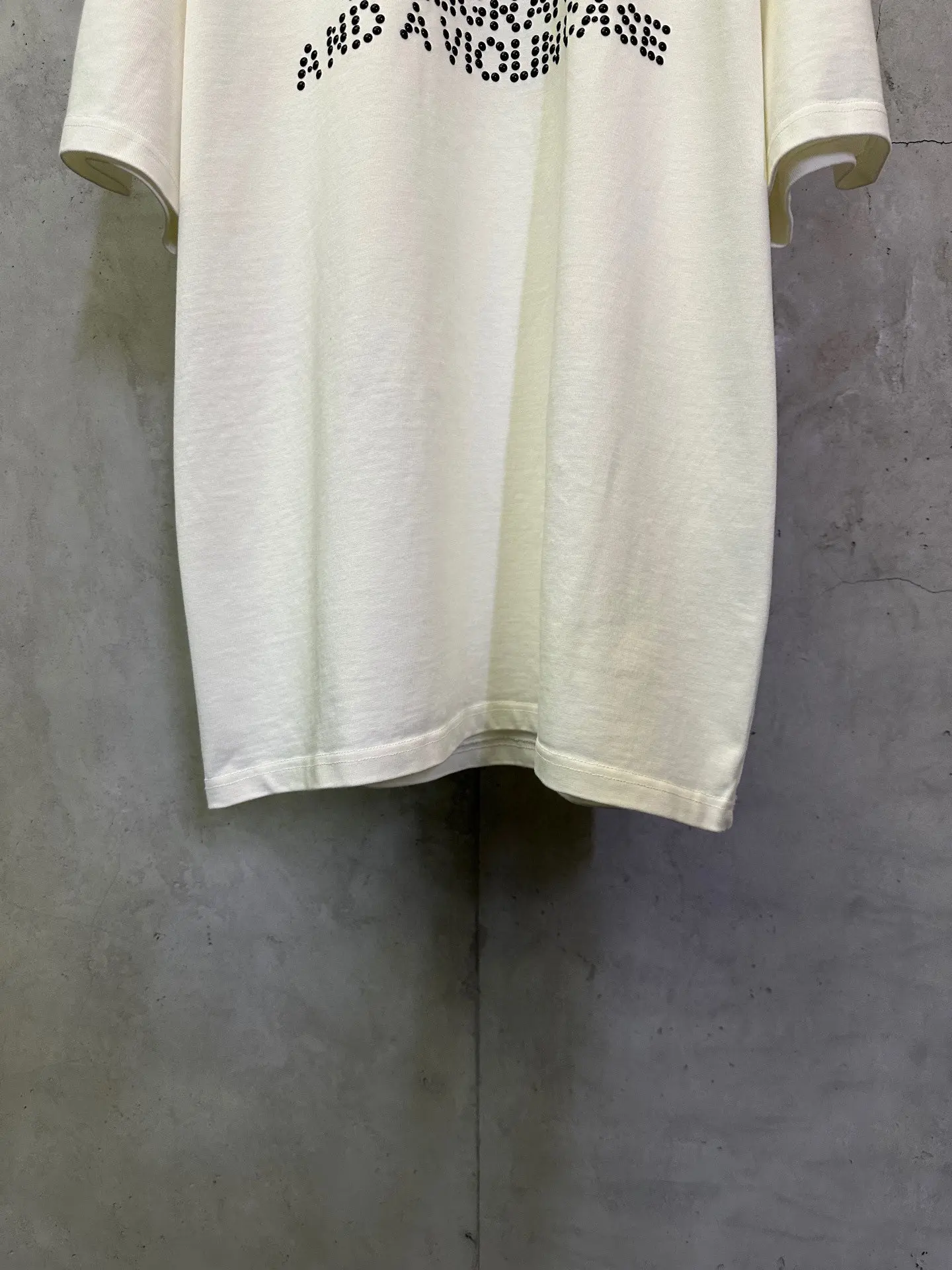 Embellished Logo Heavyweight Cotton T-Shirt D24012339 — view 4