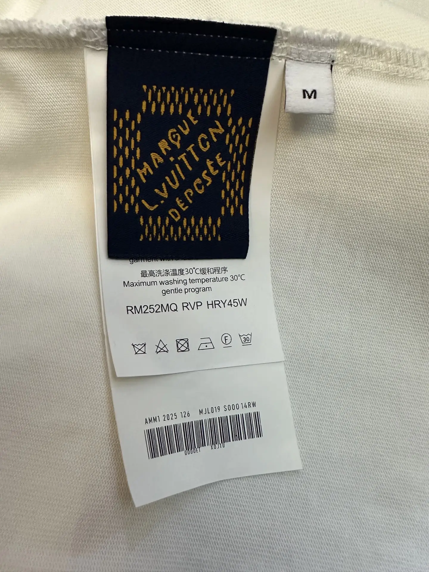 Embellished Logo Heavyweight Cotton T-Shirt D24012339 — view 9