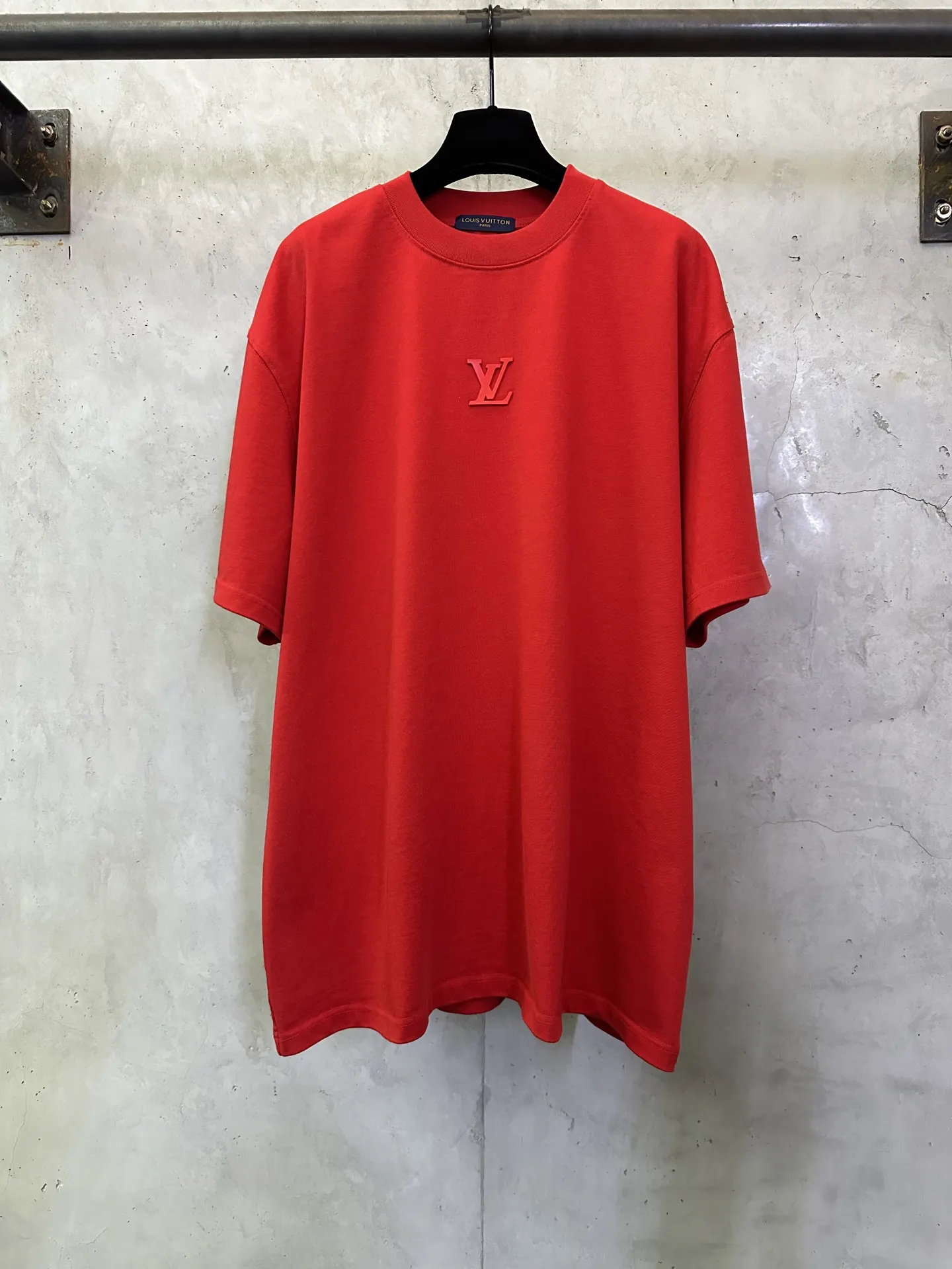 Logo Embossed Heavyweight Cotton T-Shirt D24012912