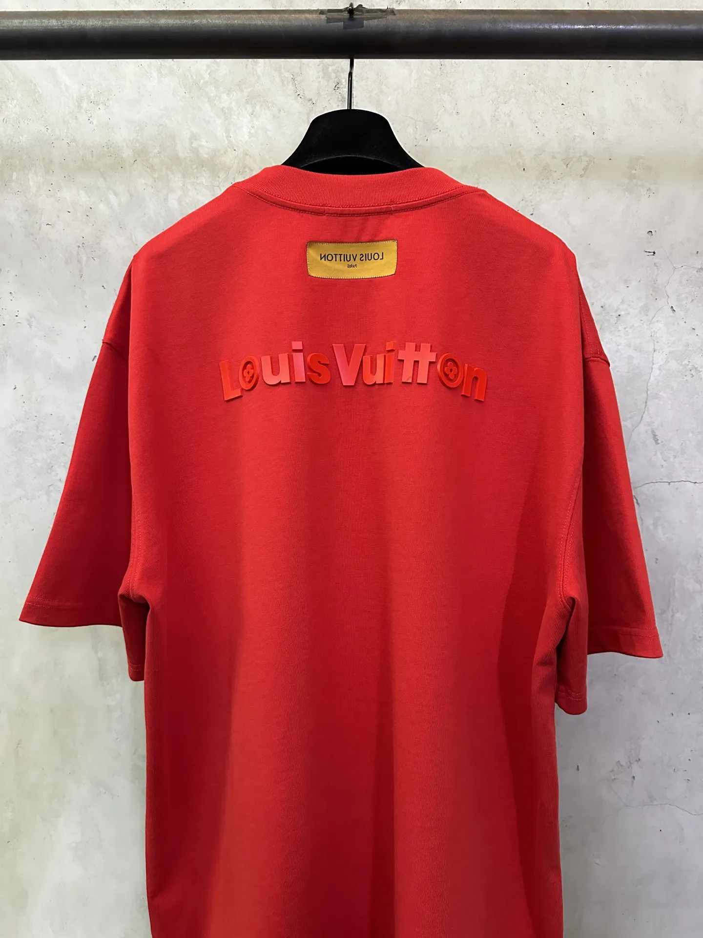 Logo Embossed Heavyweight Cotton T-Shirt D24012912 — view 5