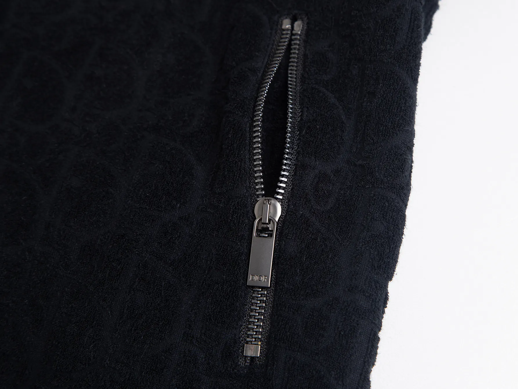 Oblique Jacquard Terry Cotton Zip-Up Jacket D24516456 — view 7