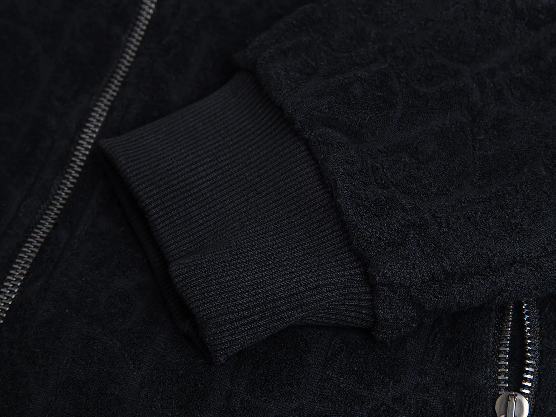 Oblique Jacquard Terry Cotton Zip-Up Jacket D24516456 — view 8