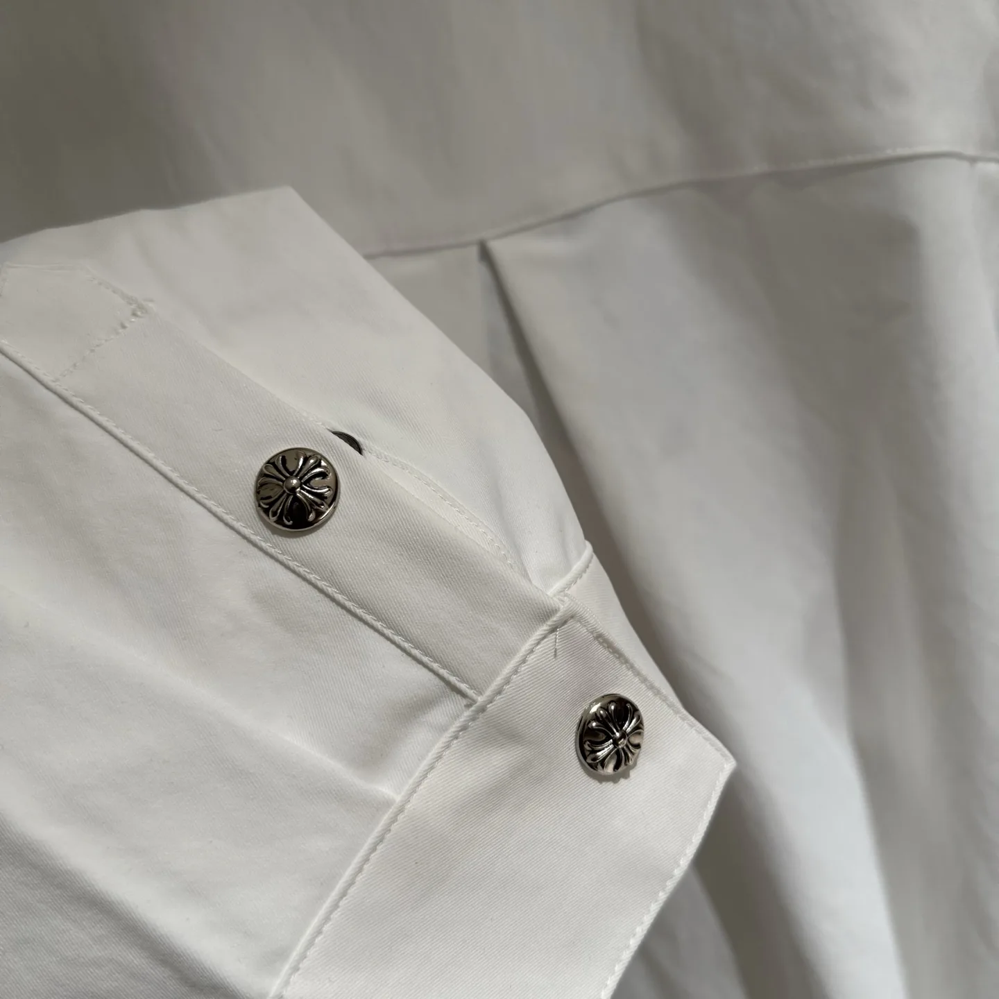 Cross Patch Zip-Up Oversized Shirt D24524970 — view 7