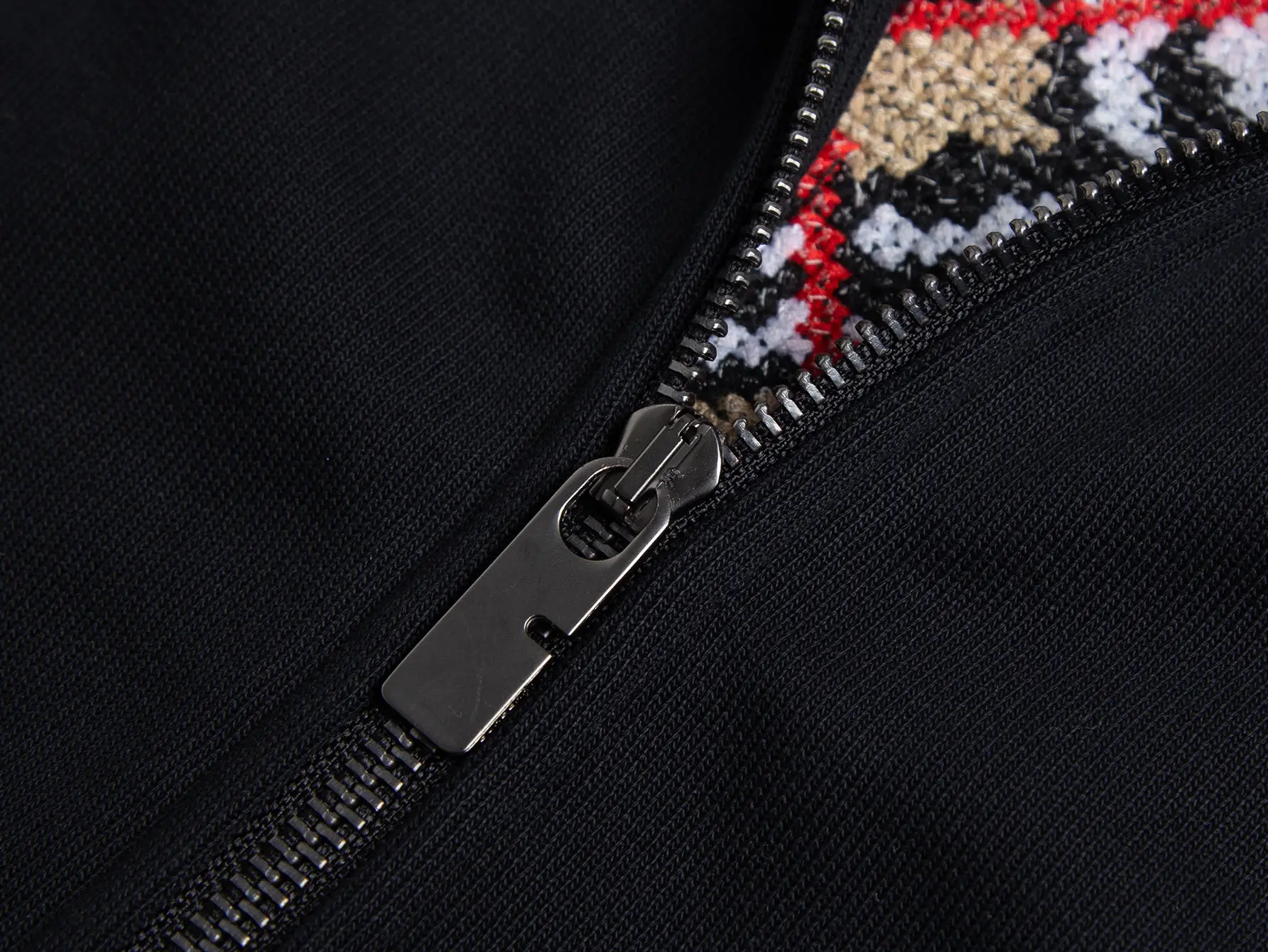 Embroidered Knight Fleece Zip-Up Jacket D24516482 — view 5