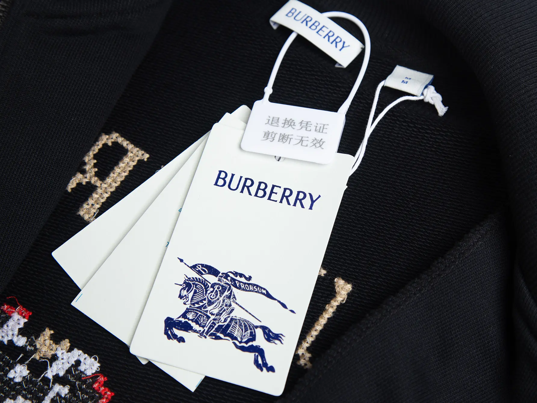 Embroidered Knight Fleece Zip-Up Jacket D24516482 — view 6