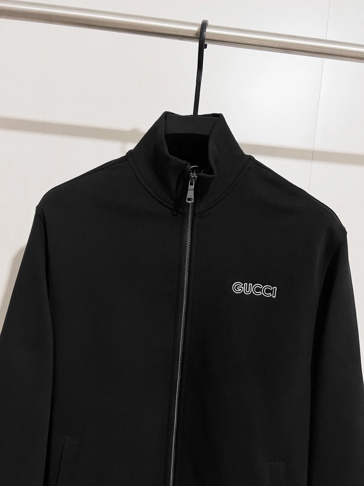Logo-Embroidered Fleece-Lined Zip-Up Track Jacket D24516499 — view 3