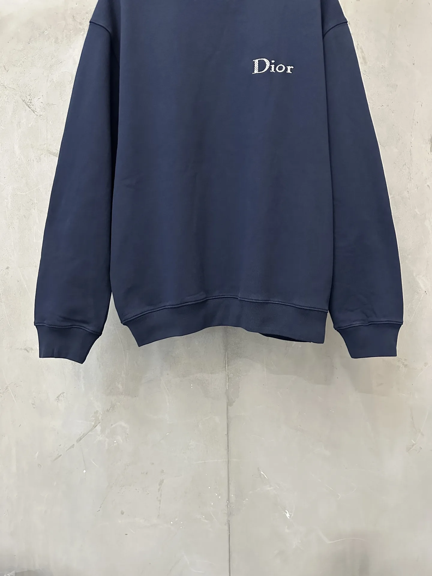 Logo Embroidery Heavyweight Cotton Sweatshirt D25020132 — view 4