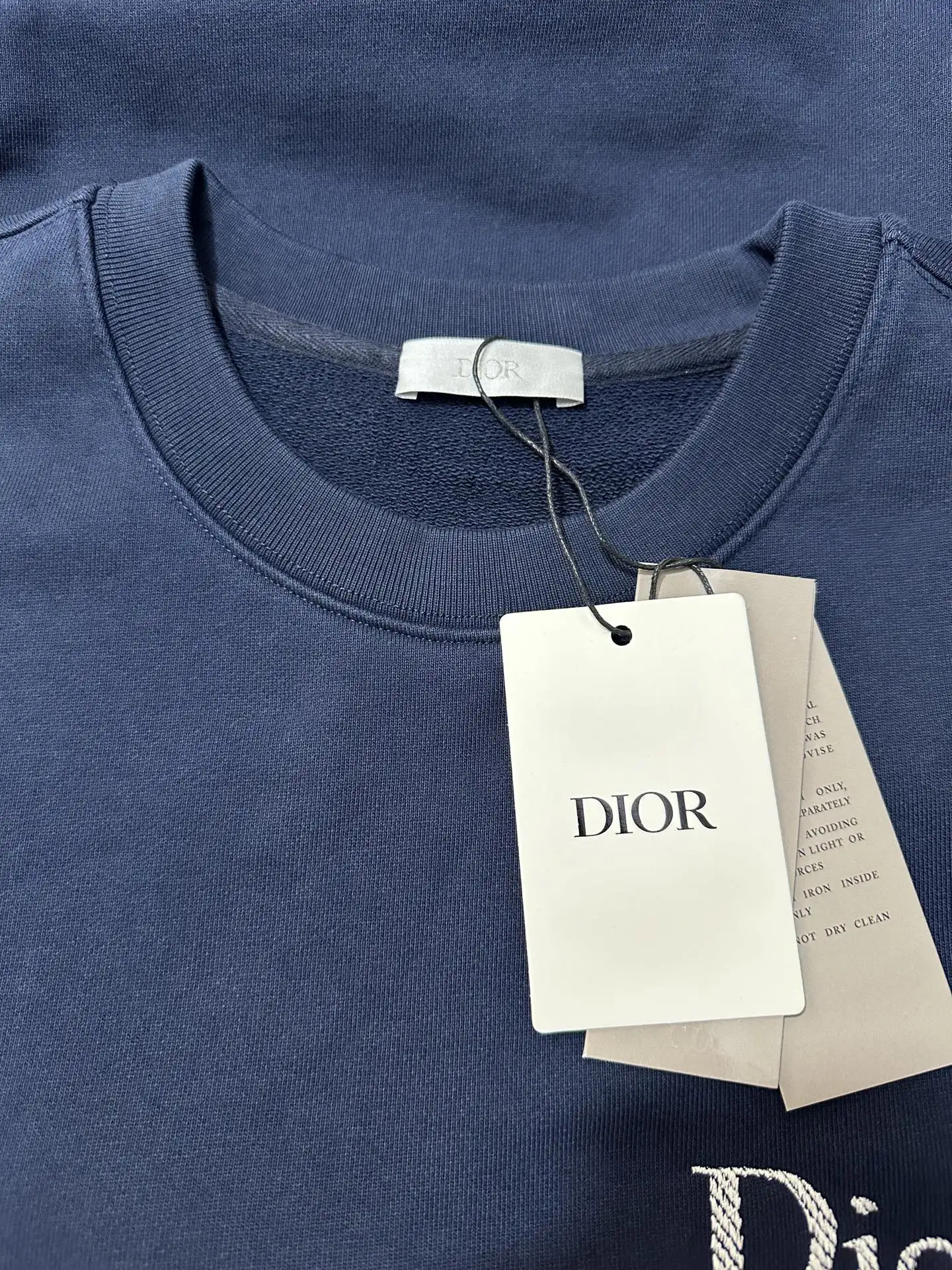 Logo Embroidery Heavyweight Cotton Sweatshirt D25020132 — view 6