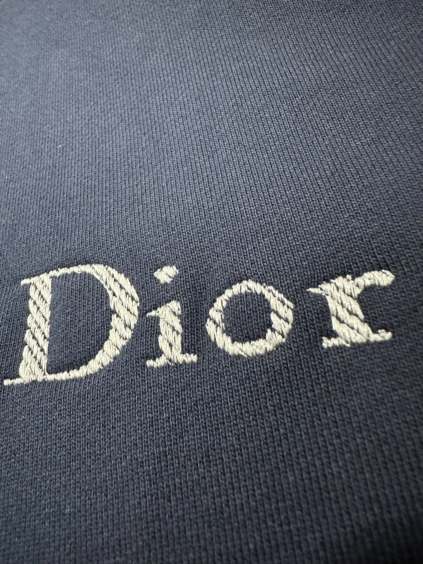 Logo Embroidery Heavyweight Cotton Sweatshirt D25020132 — view 7