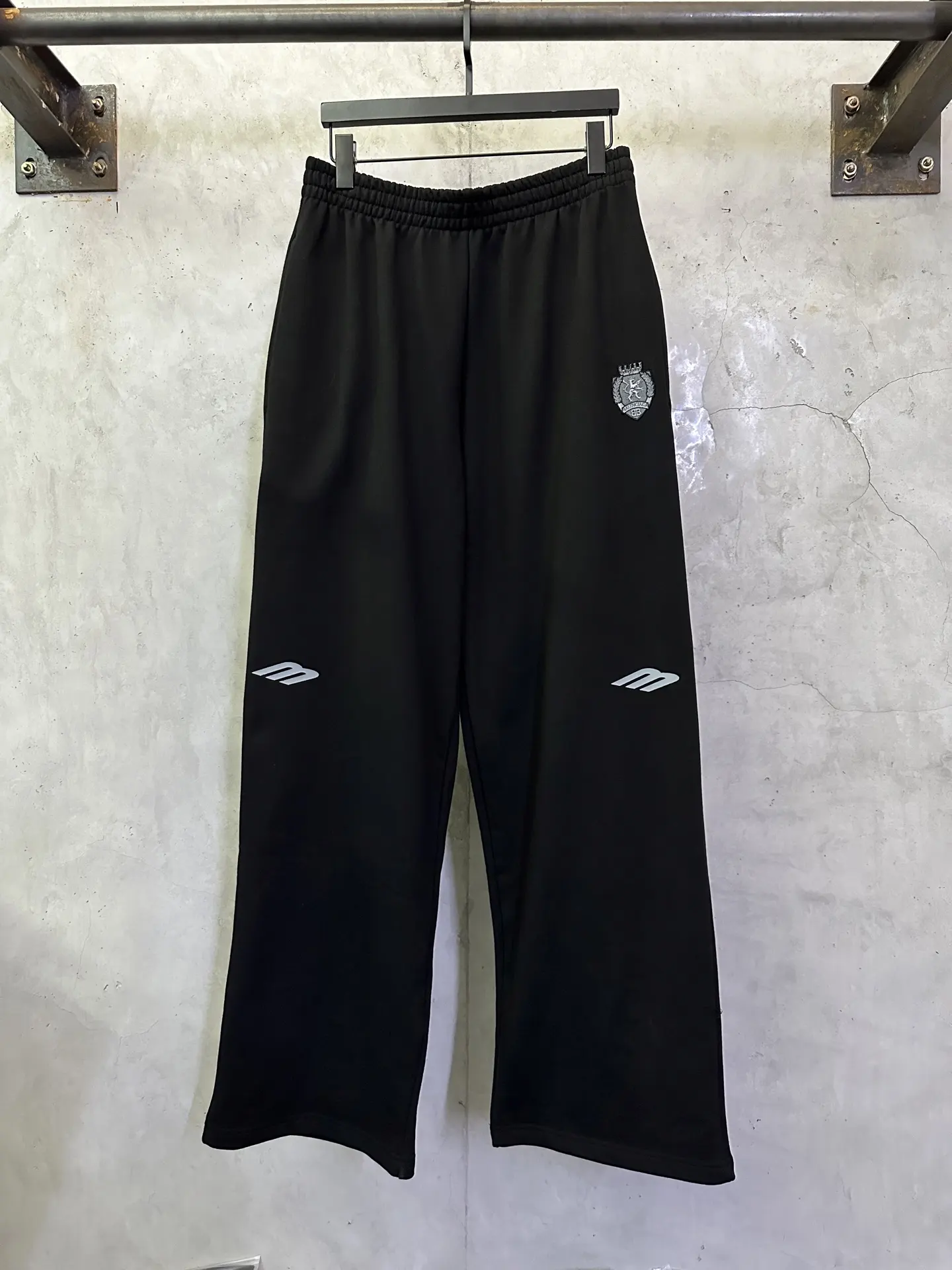Football Series Embroidered Cotton Sweatpants D25011973
