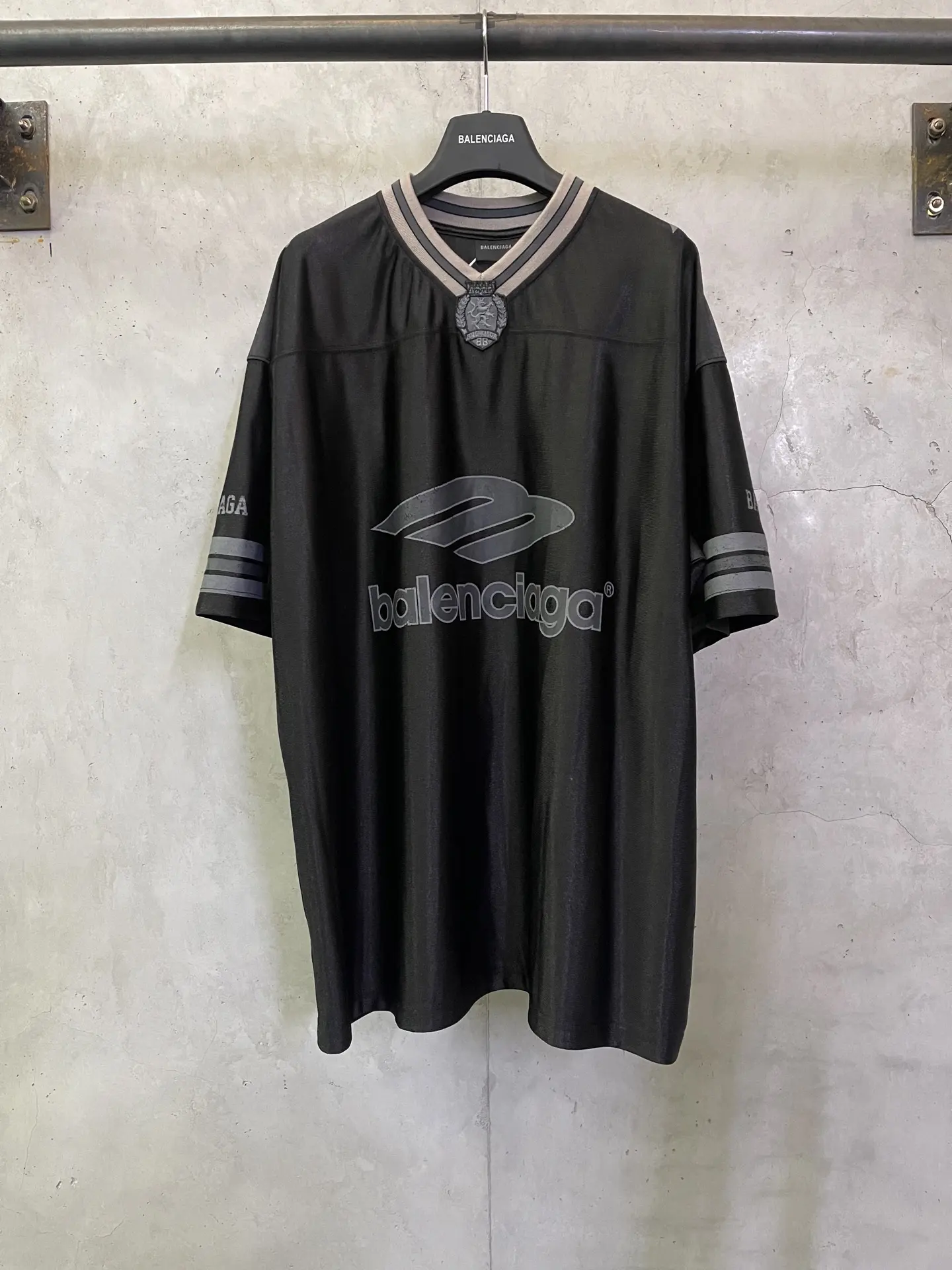 Logo-Embroidered Oversized Football Jersey D25015686