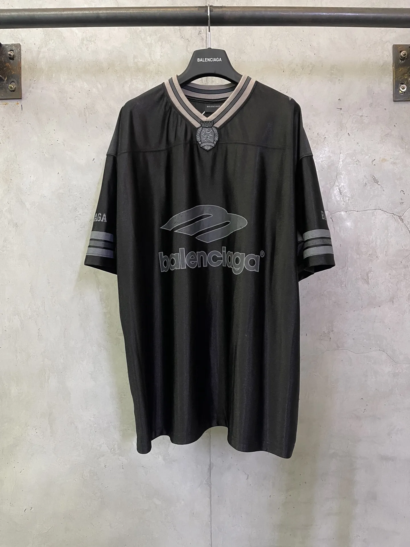 Logo-Embroidered Oversized Football Jersey D25015686