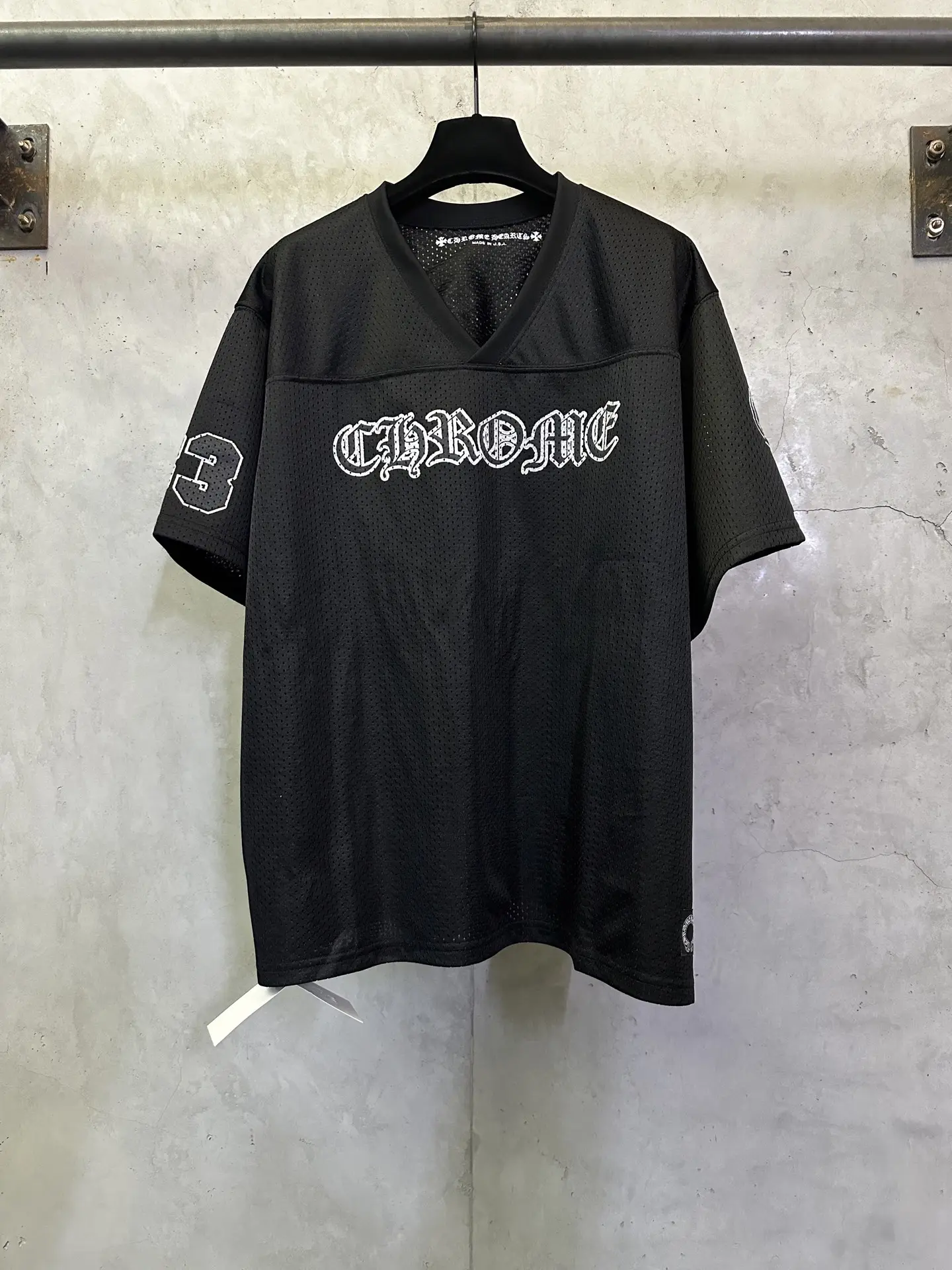 Logo-Print Mesh Hockey Jersey T-Shirt D25012795