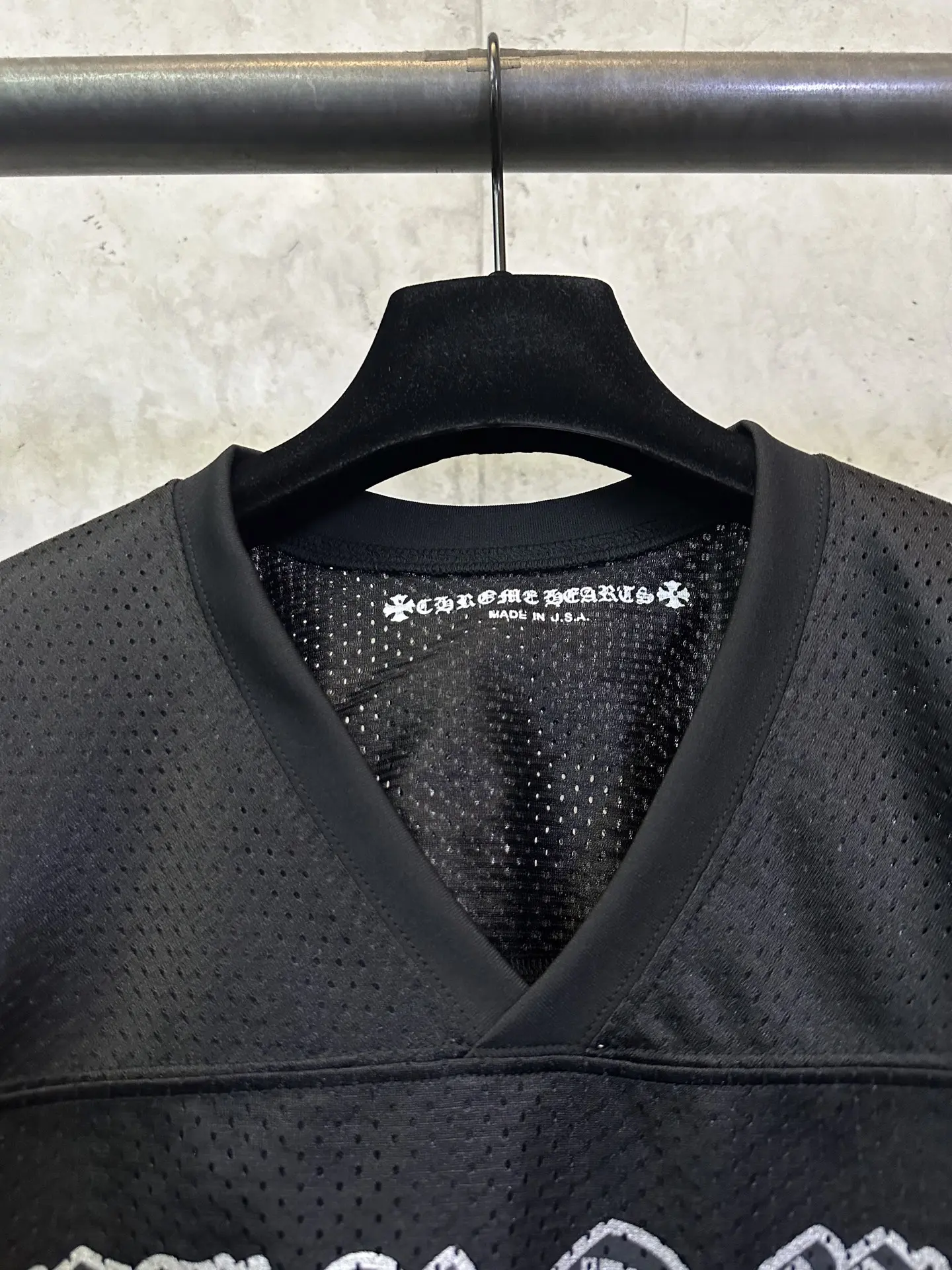 Logo-Print Mesh Hockey Jersey T-Shirt D25012795 — view 7