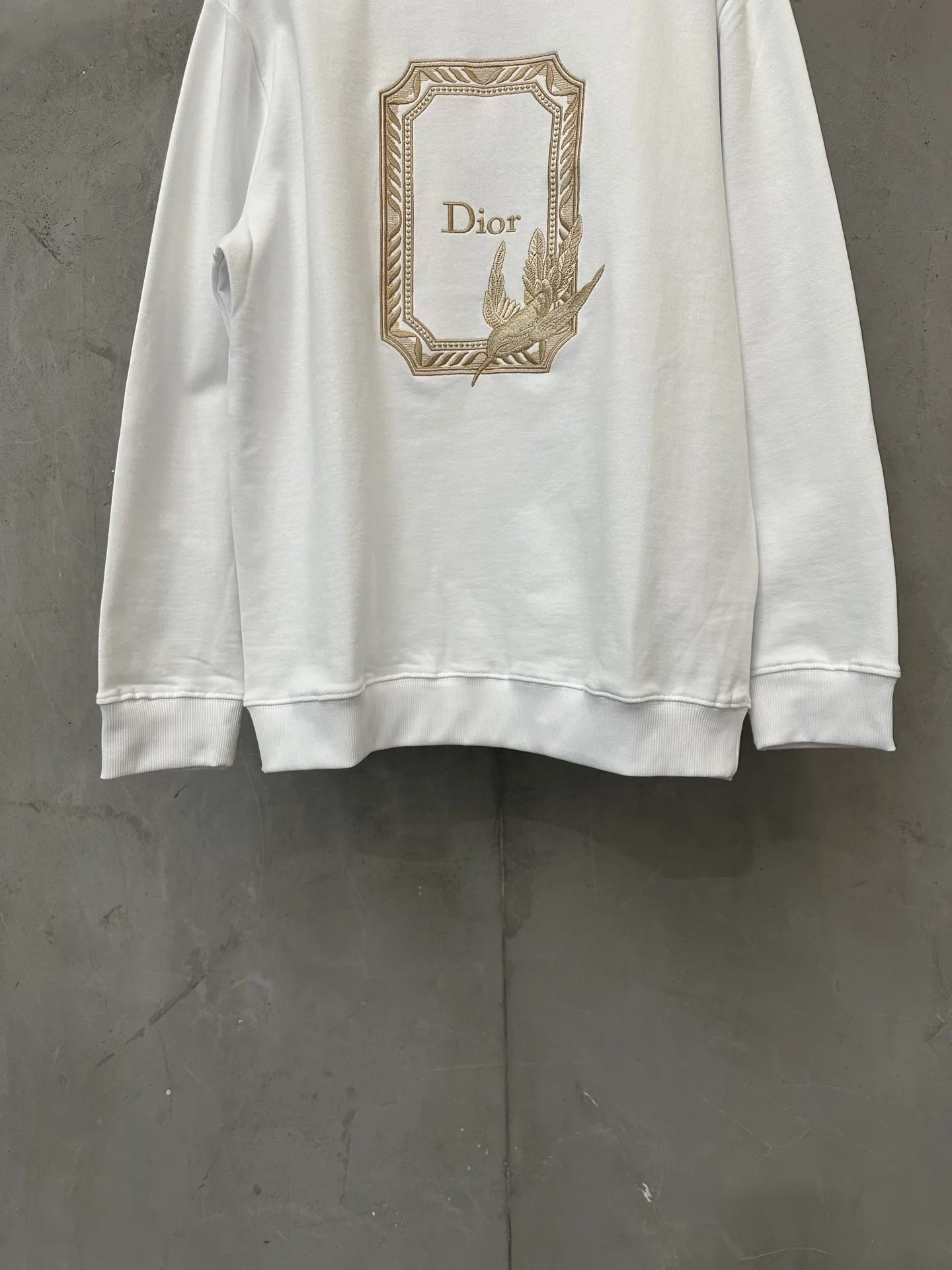 Embroidered Logo Cotton-Terry Sweatshirt D25024384 — view 4