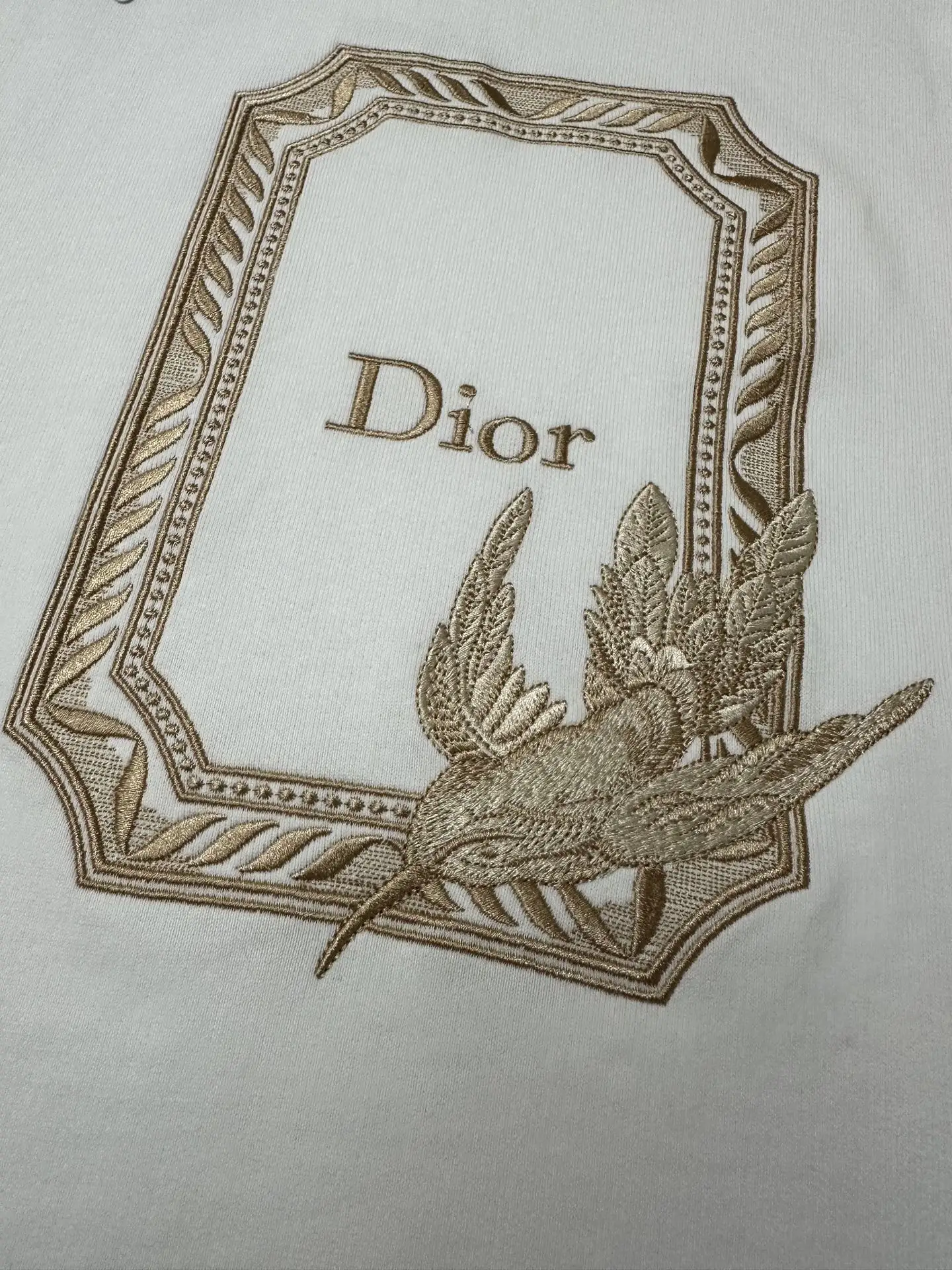 Embroidered Logo Cotton-Terry Sweatshirt D25024384 — view 7