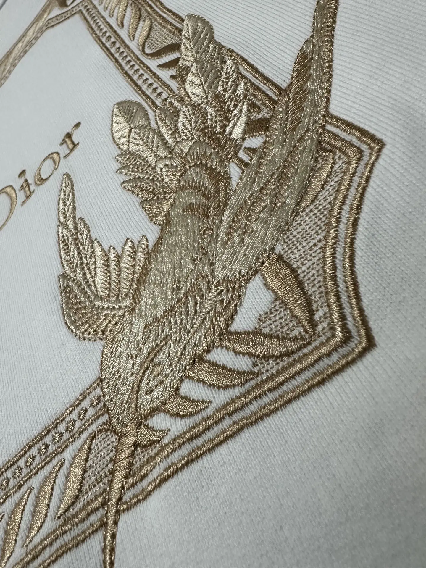 Embroidered Logo Cotton-Terry Sweatshirt D25024384 — view 8