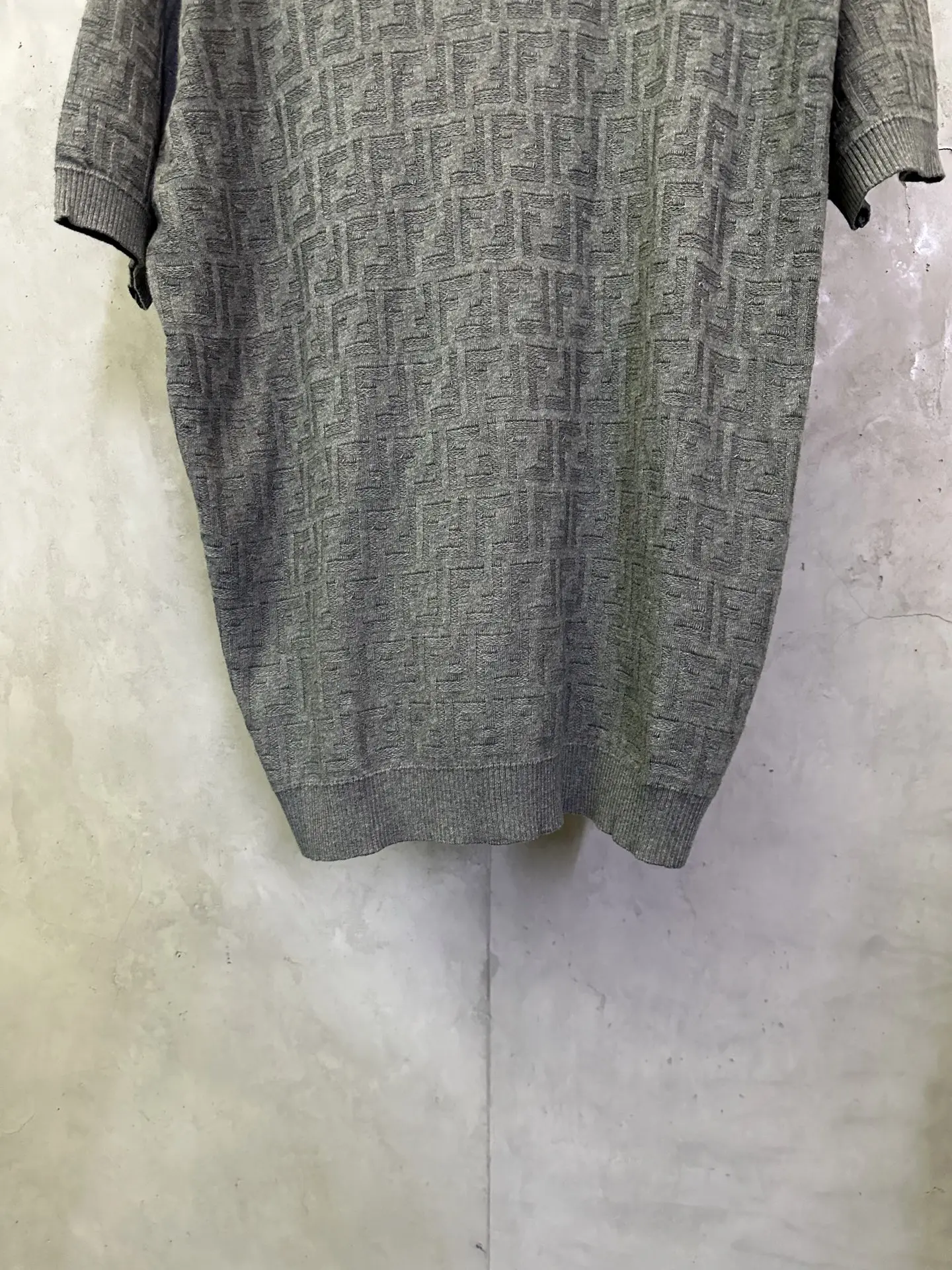 FF Monogram Jacquard Knit Polo Shirt D25012750 — view 4