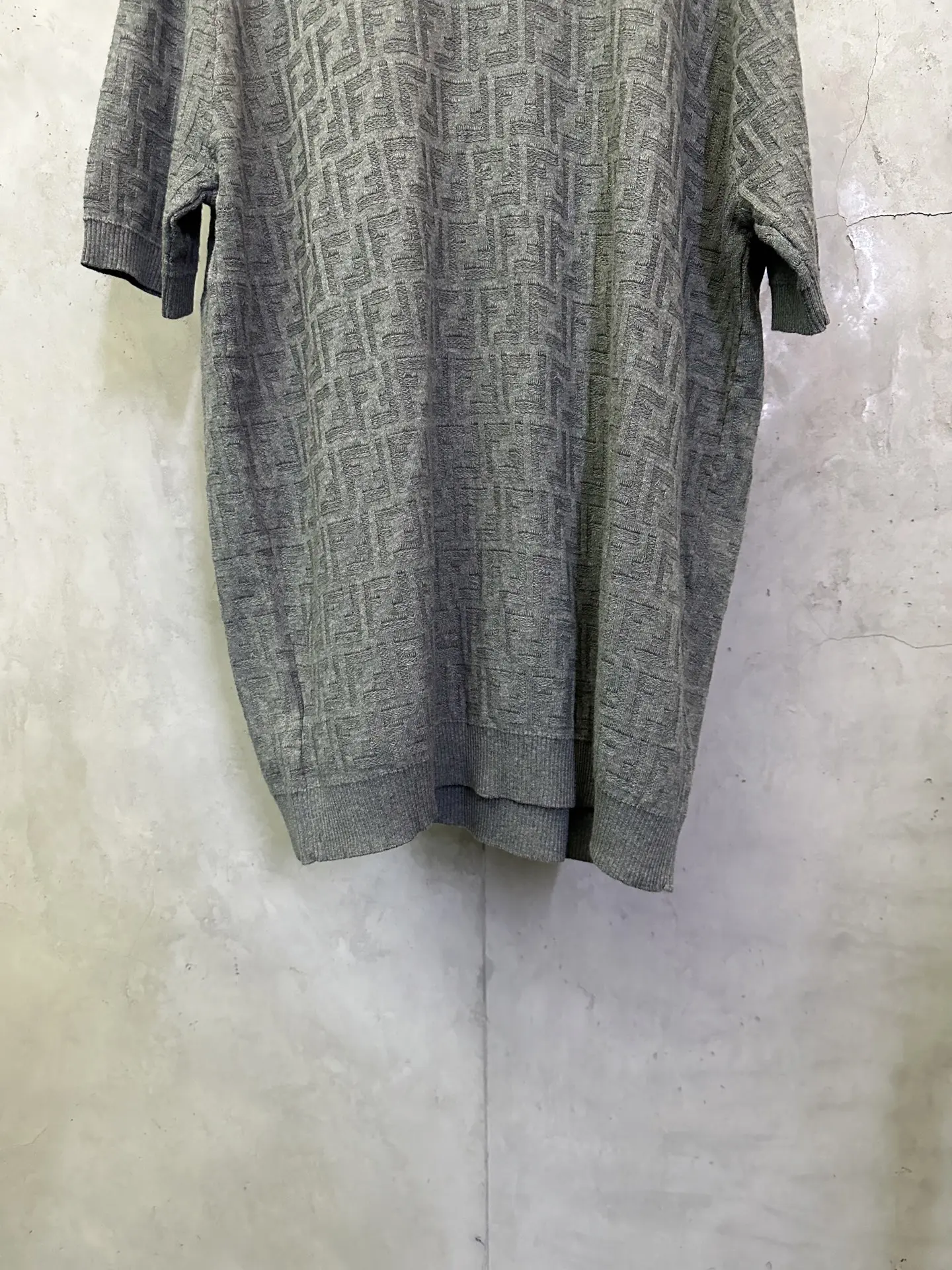 FF Monogram Jacquard Knit Polo Shirt D25012750 — view 6
