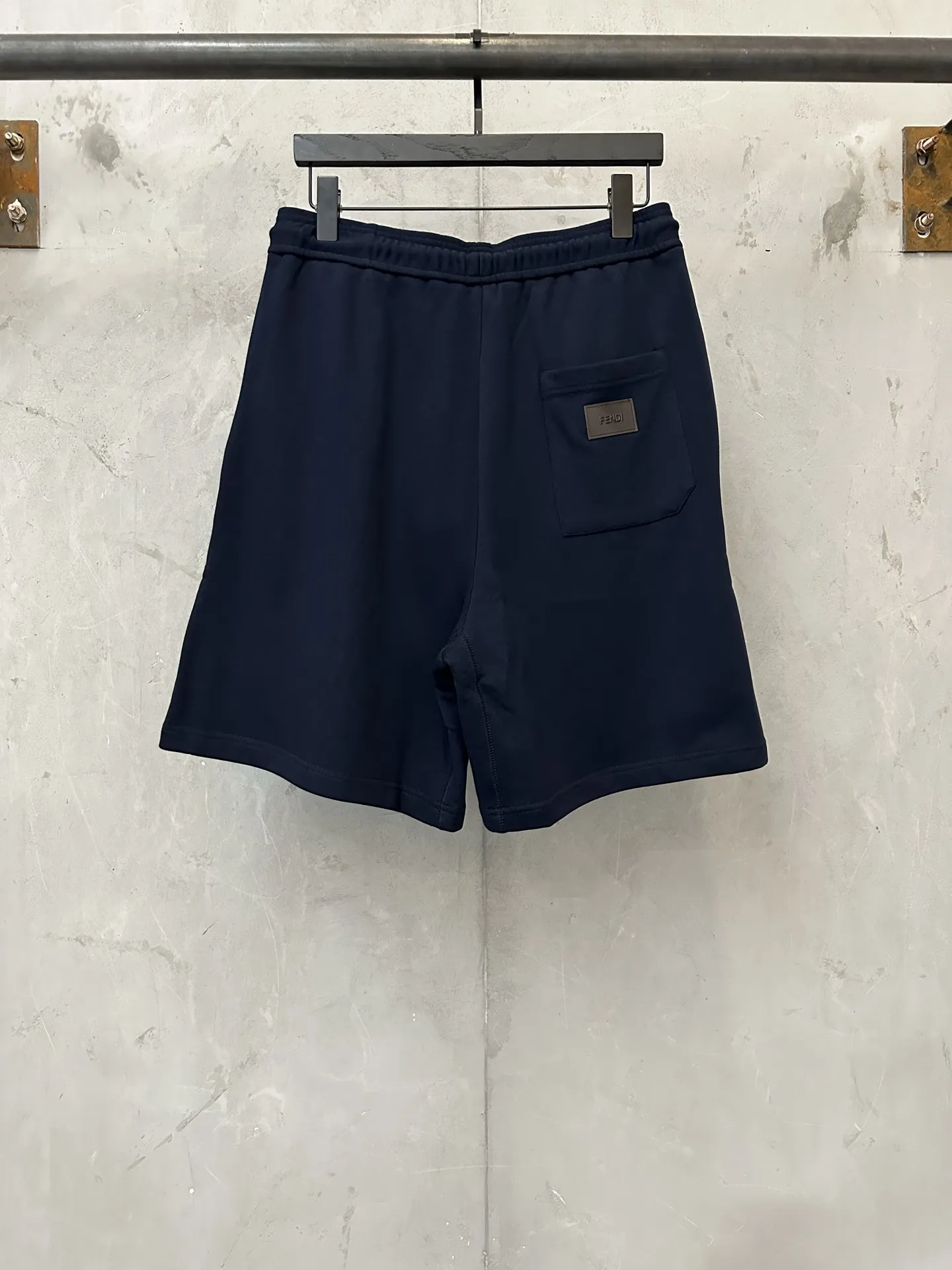 Logo-Patch Cotton-Jersey Bermuda Shorts D25020183 — view 2