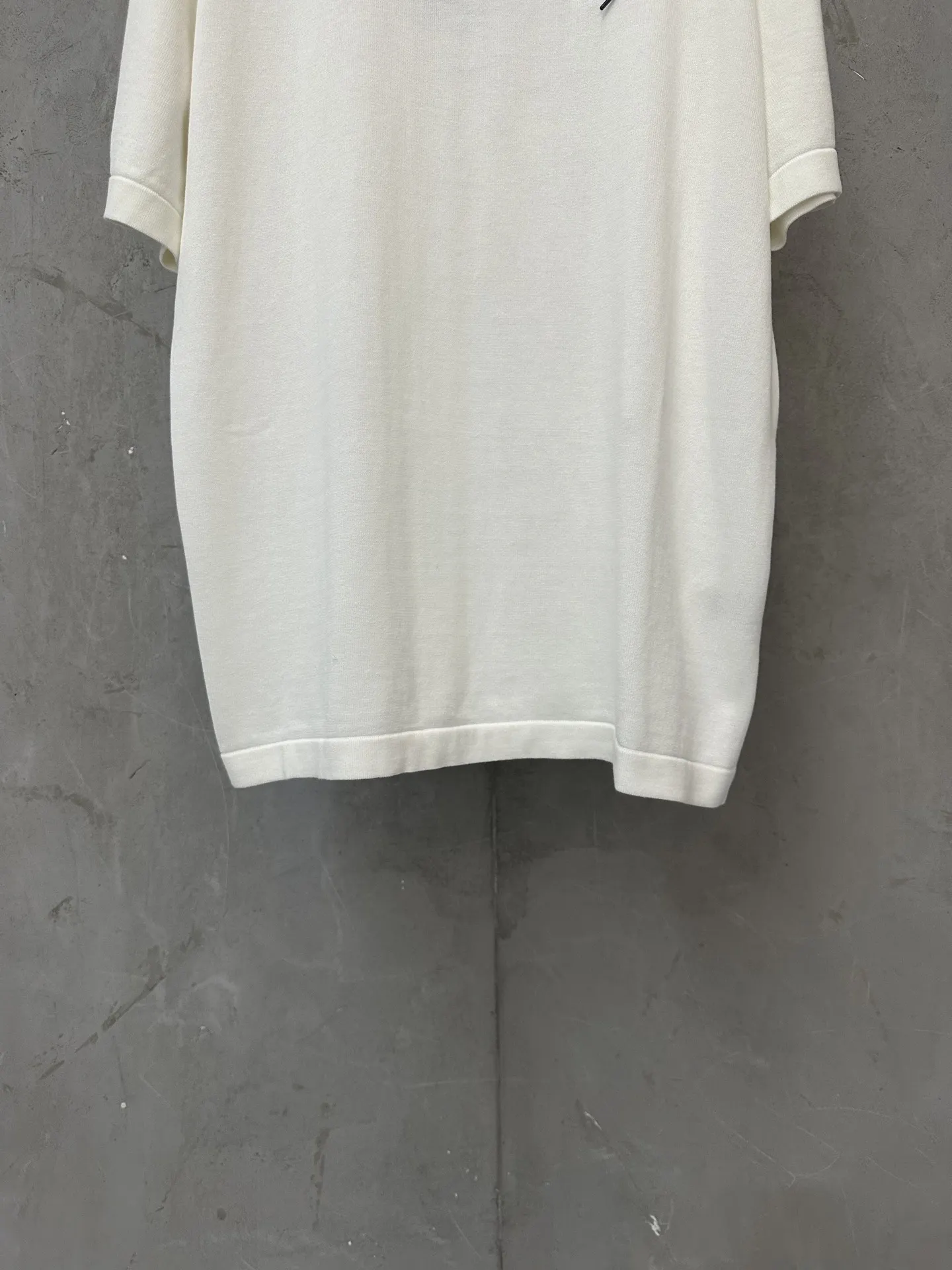 Logo-Embroidered Cotton Knit T-Shirt D25011616 — view 4