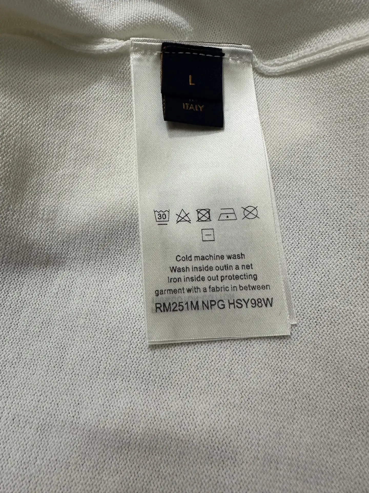 Logo-Embroidered Cotton Knit T-Shirt D25011616 — view 9
